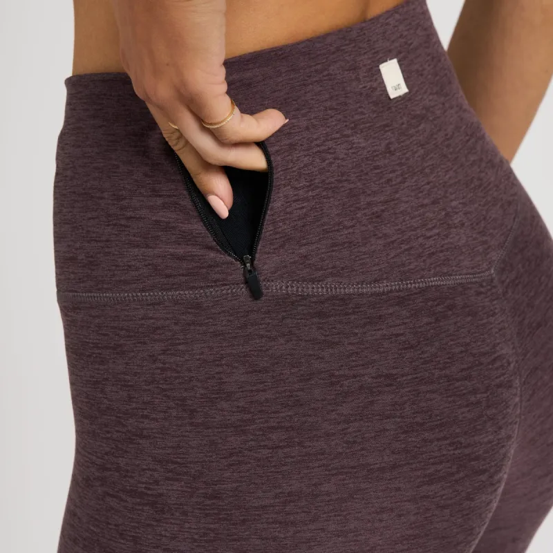 Clean Elevation Legging | Smoked Plum Heather sold by Vuori