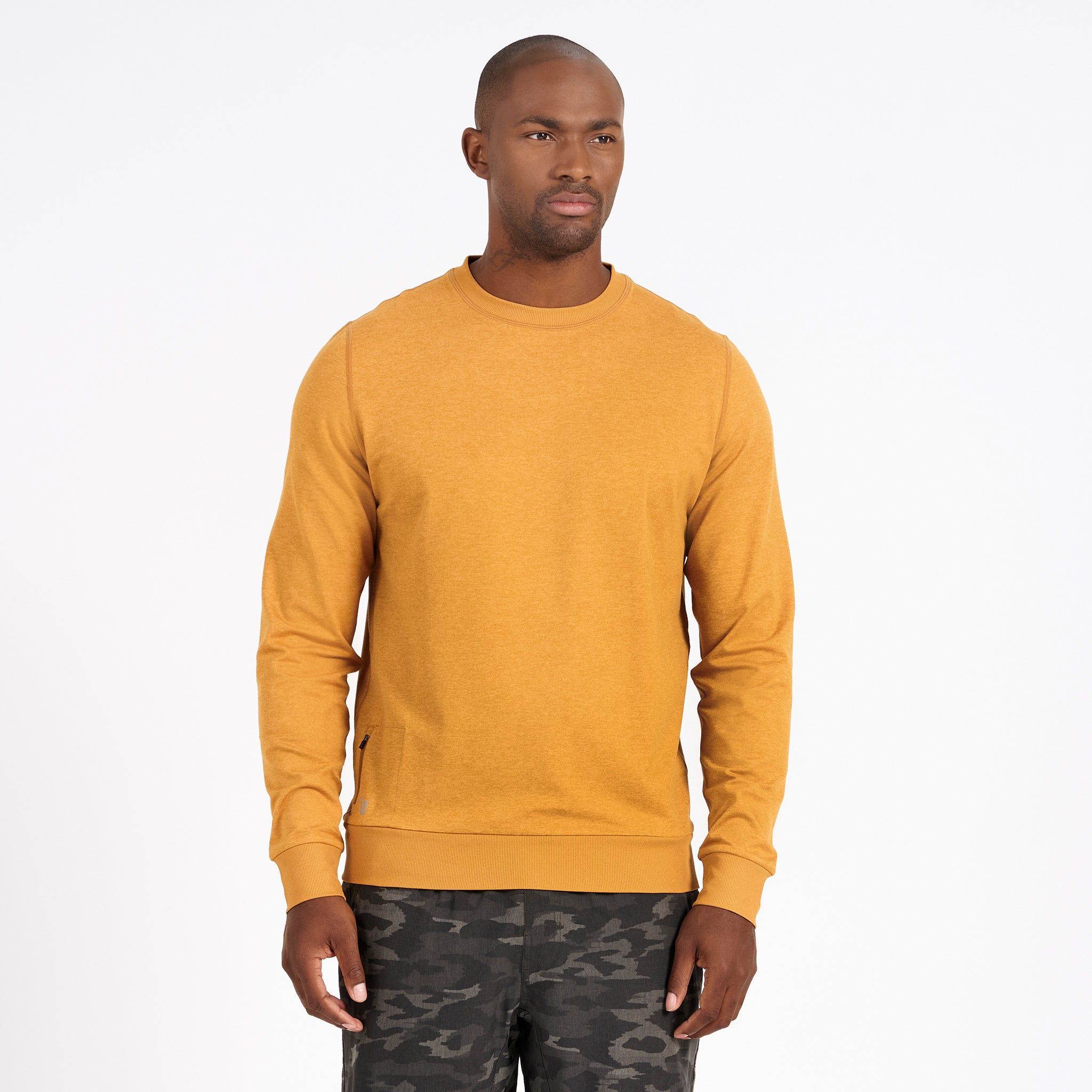 Ponto Performance Crew | Flax Heather sold by Vuori product image thumbnail 2