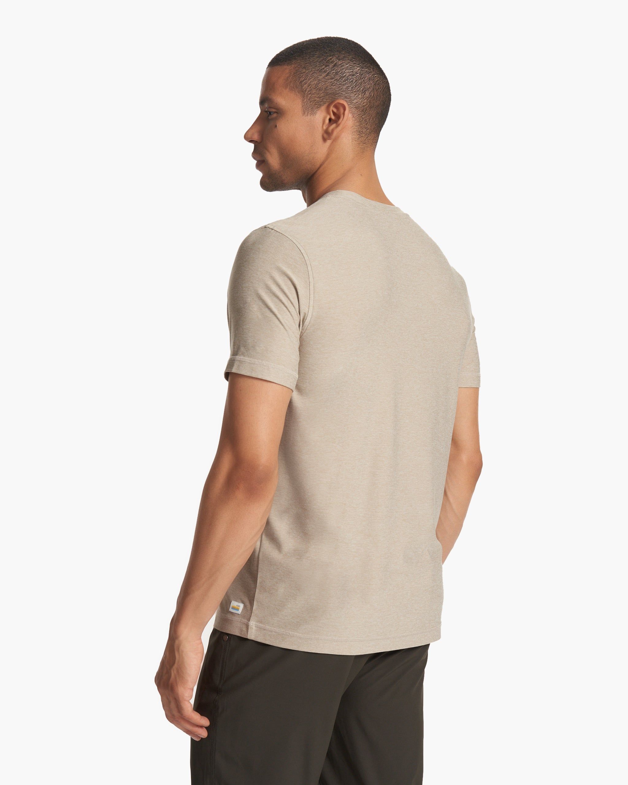 Strato Tech Tee | Toast Heather sold by Vuori product image thumbnail 3
