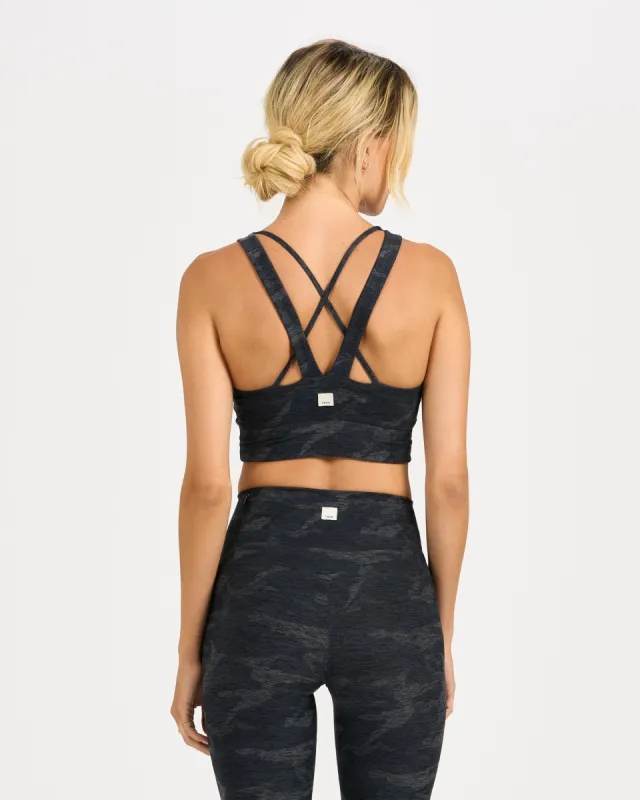 Elevation Bra | Black Camo (V2) sold by Vuori