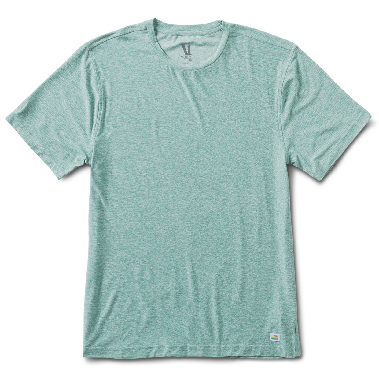Strato Tech Tee | Aloe Heather sold by Vuori