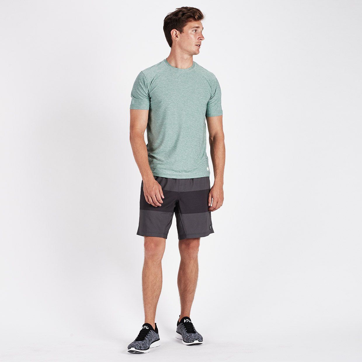 Strato Tech Tee | Aloe Heather sold by Vuori product image thumbnail 4