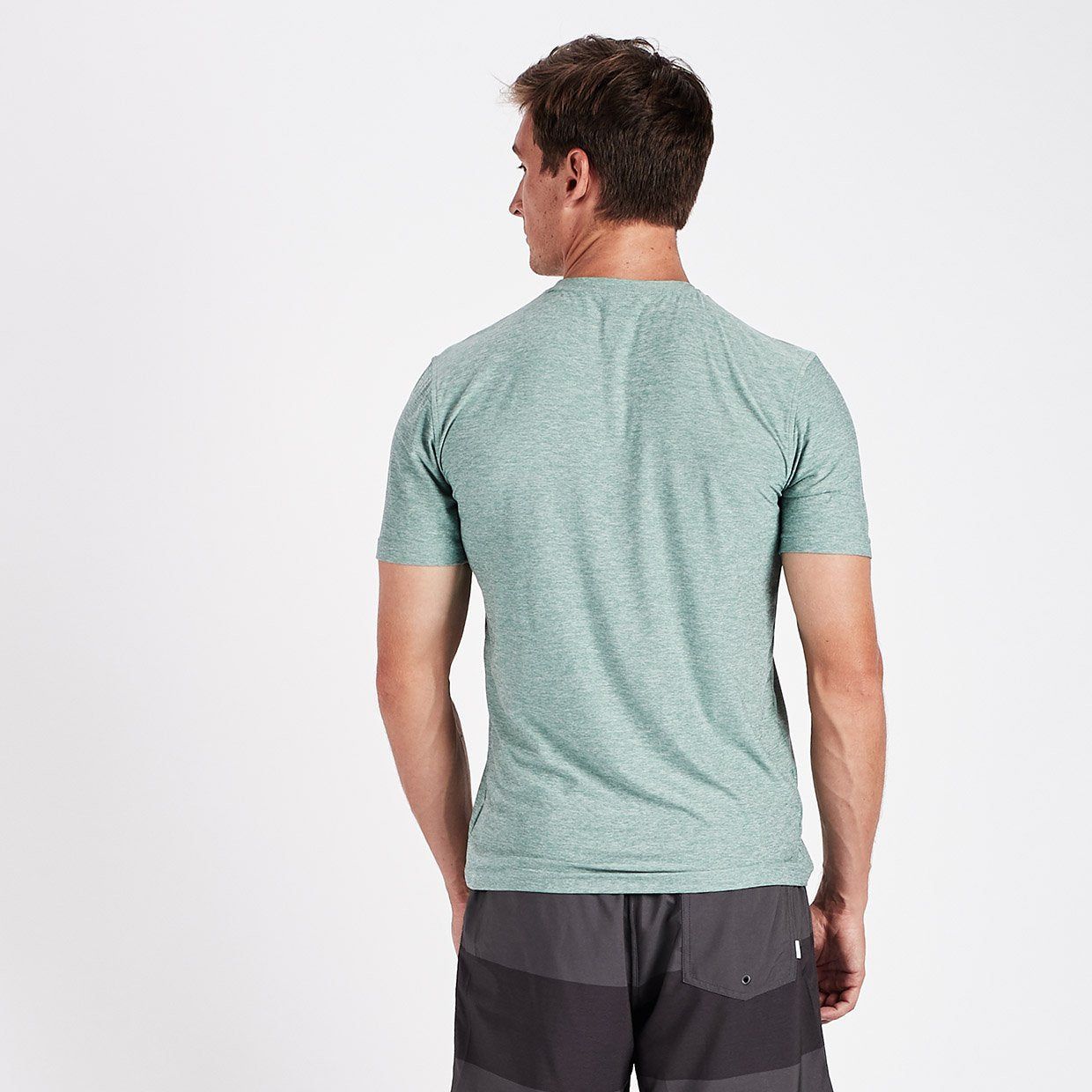 Strato Tech Tee | Aloe Heather sold by Vuori product image thumbnail 3