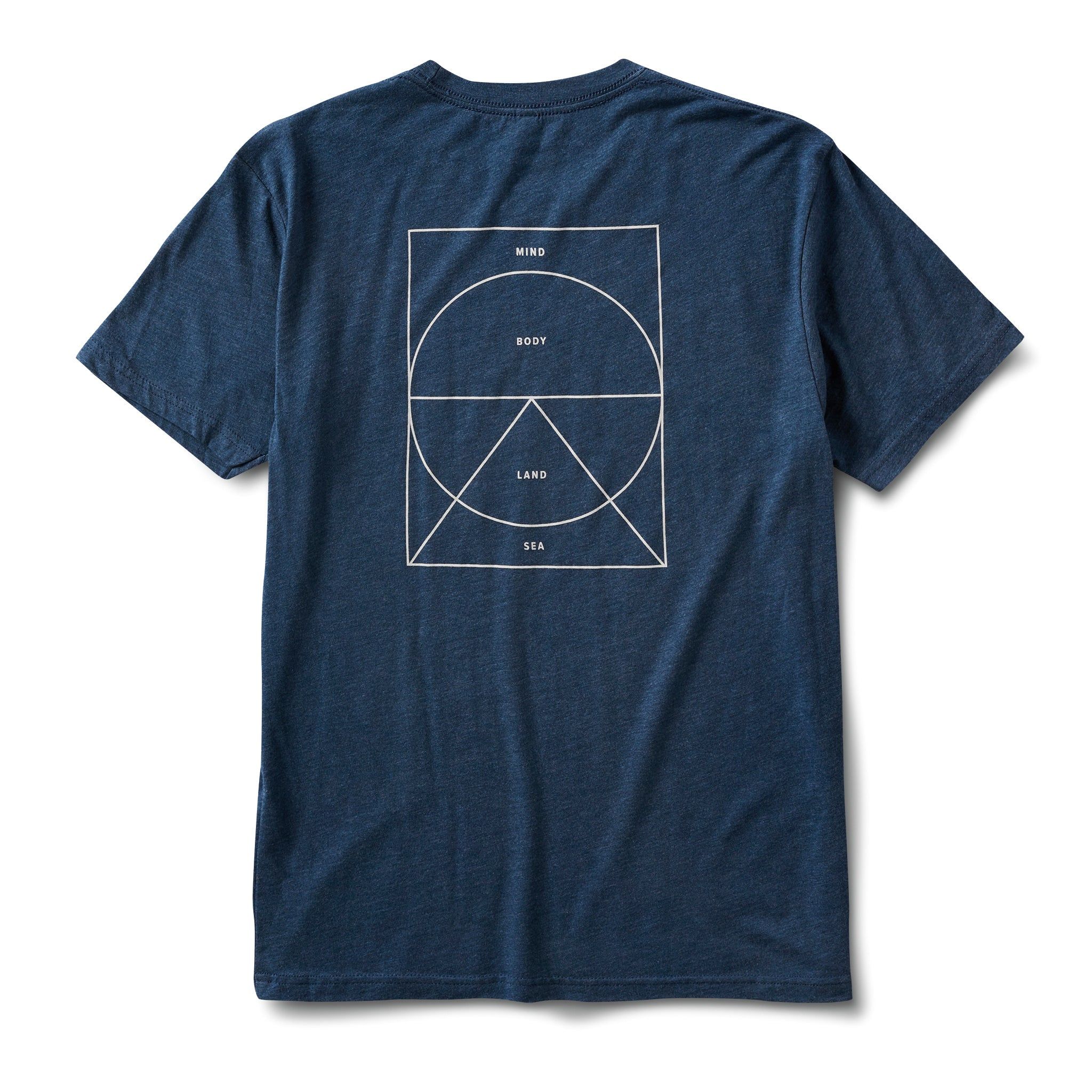 Mind Body Land Sea Tee | Indigo Heather sold by Vuori product image thumbnail 2