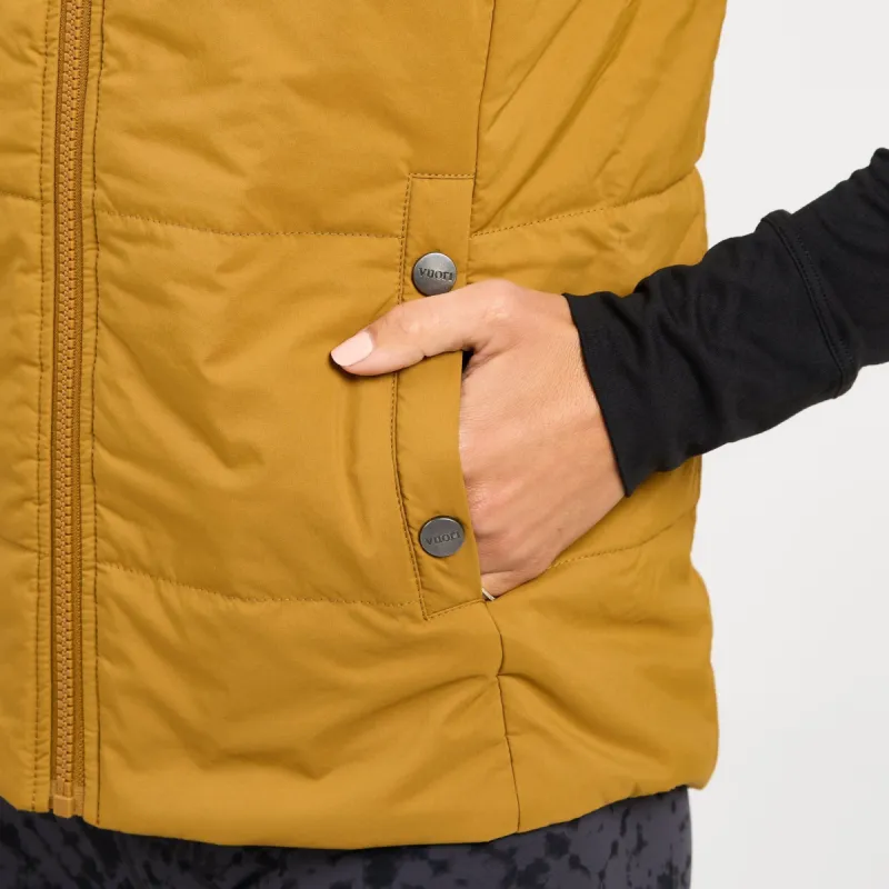 Truckee Insulated Vest 2.0 | Dark Golden sold by Vuori