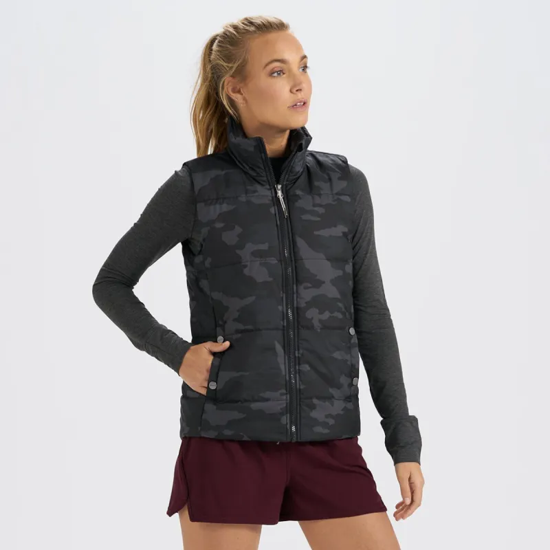 Truckee Insulated Vest 2.0 | Black Camo sold by Vuori