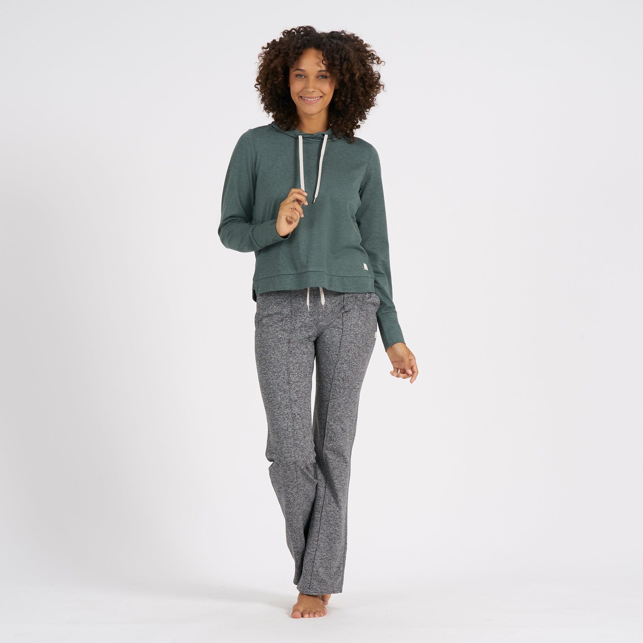 Halo Essential Hoodie | Kelp Heather sold by Vuori product image thumbnail 4