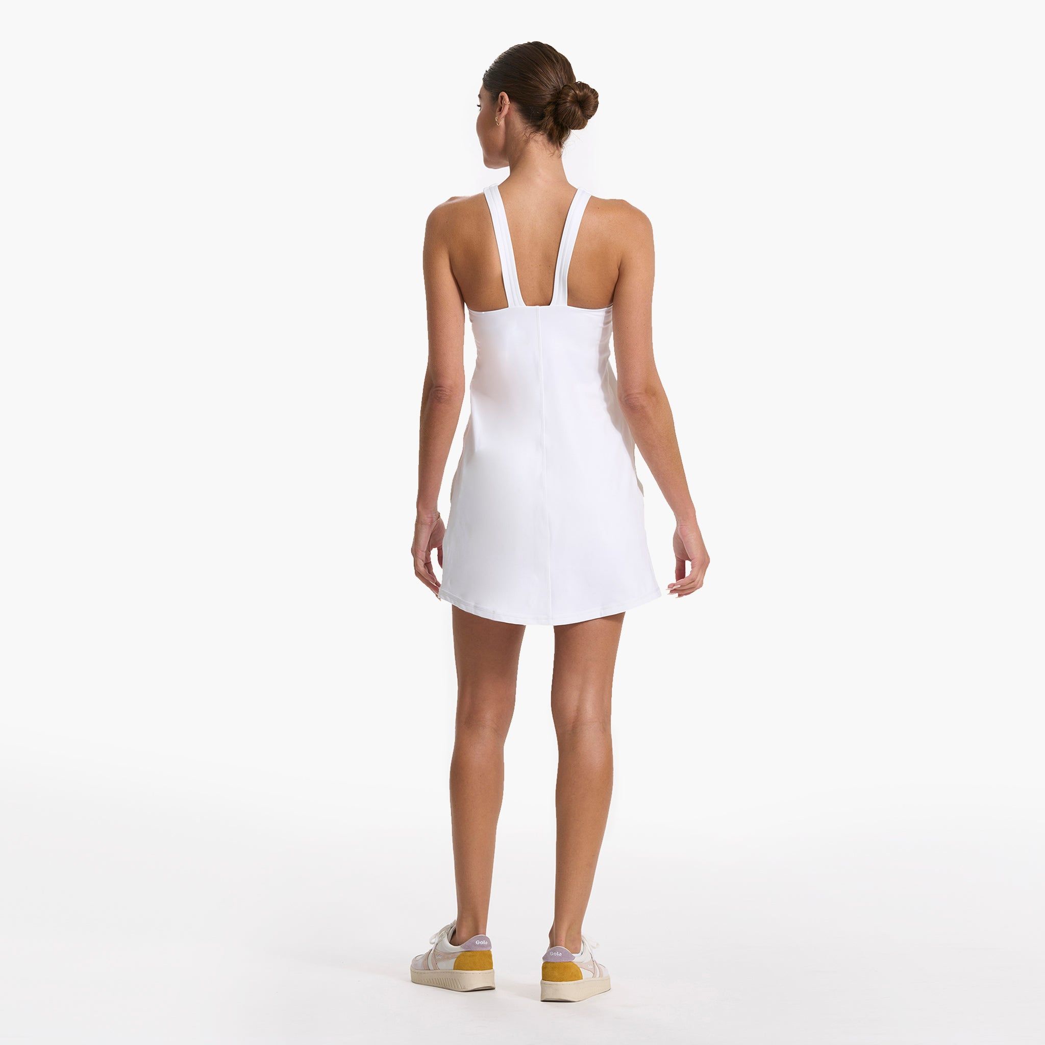 Volley Dress | White sold by Vuori product image thumbnail 4