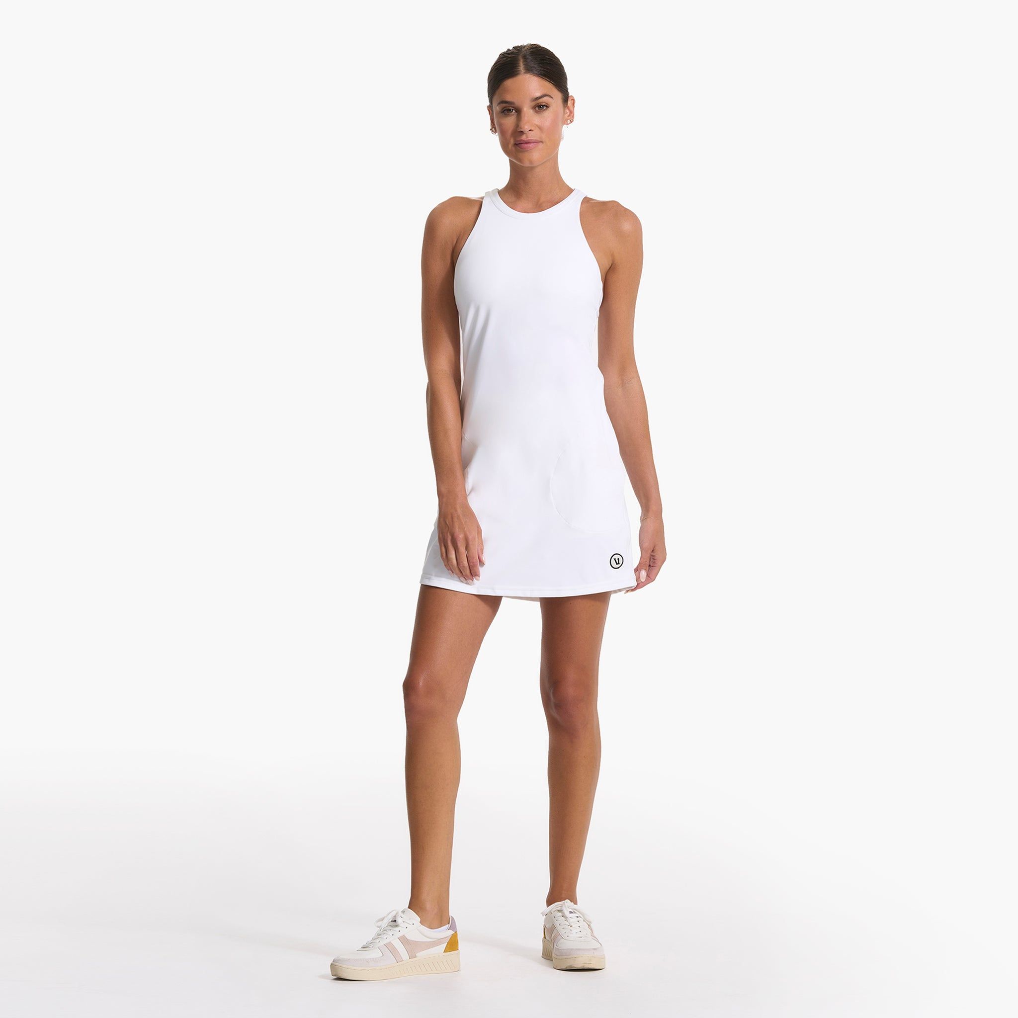 Volley Dress | White sold by Vuori