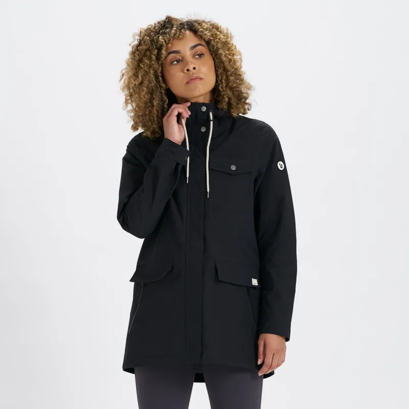 Womens Palisades Rain Jacket | Black sold by Vuori