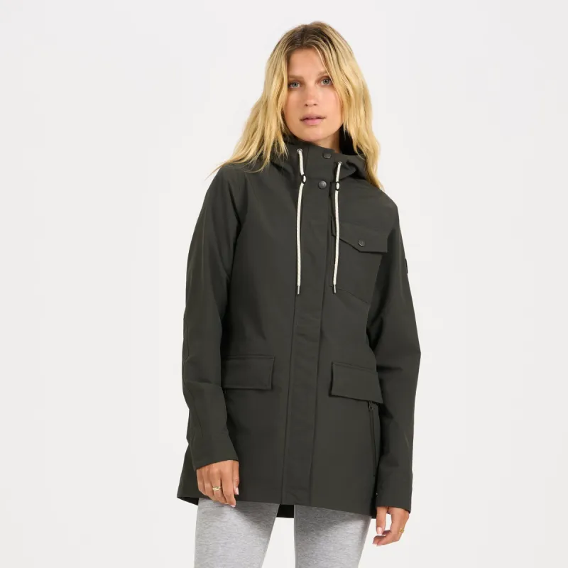 Womens Palisades Rain Jacket | Dark Oregano sold by Vuori