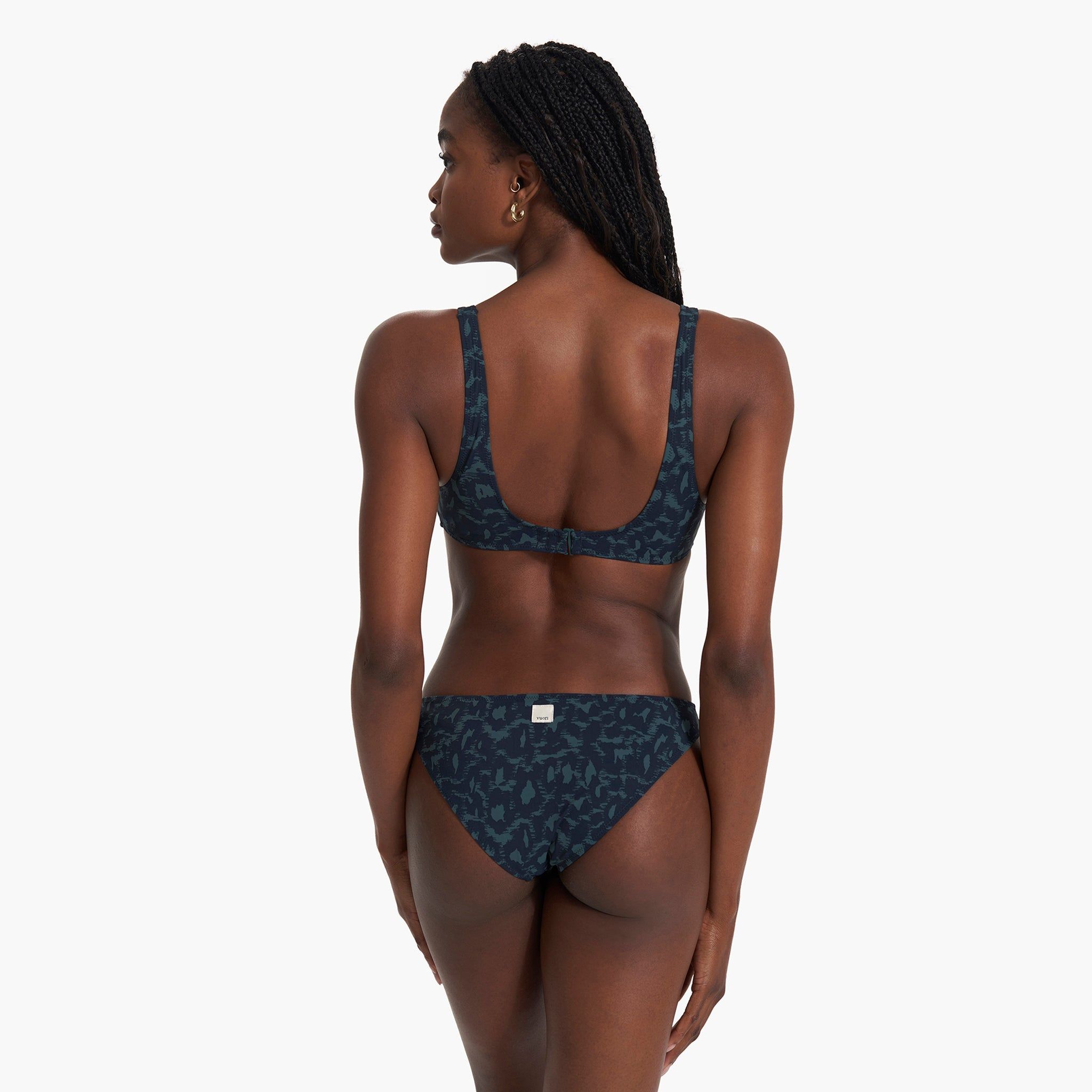 Aqua Triangle Top | Beryl Spots sold by Vuori product image thumbnail 3