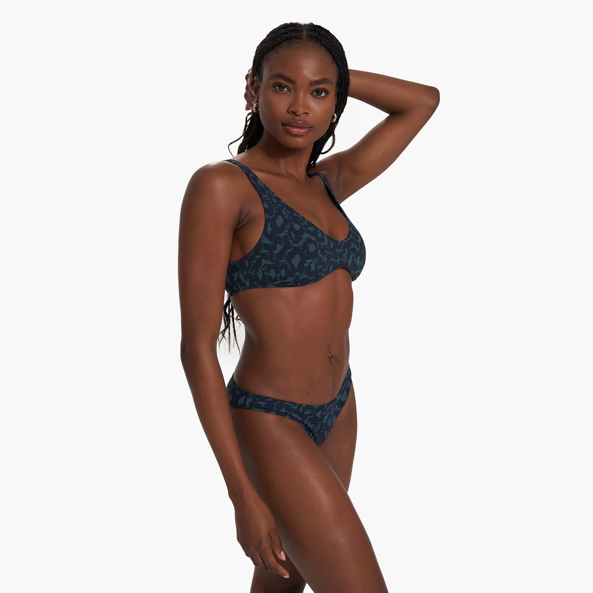 Aqua Triangle Top | Beryl Spots sold by Vuori product image thumbnail 2