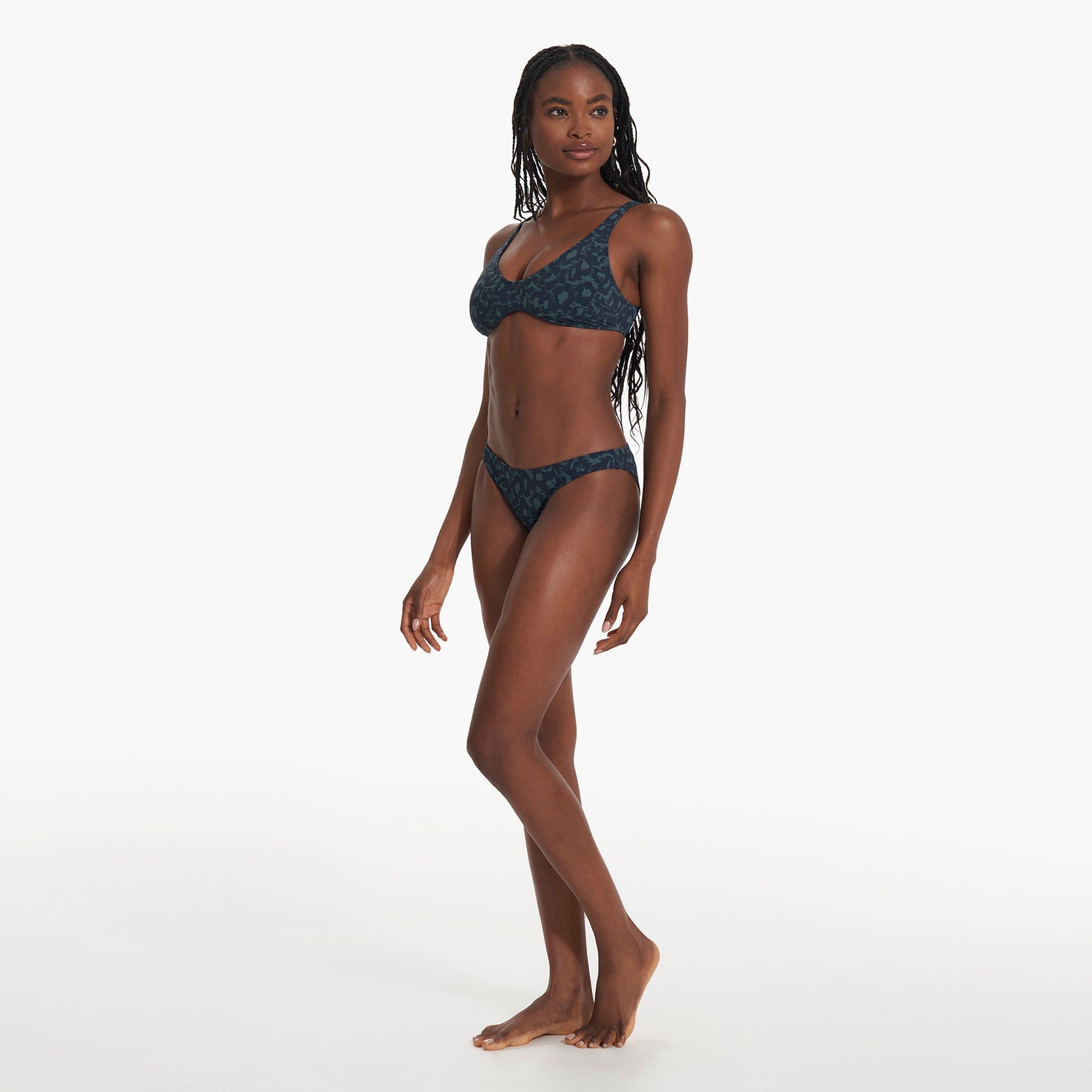 Aqua Triangle Top | Beryl Spots sold by Vuori product image thumbnail 5