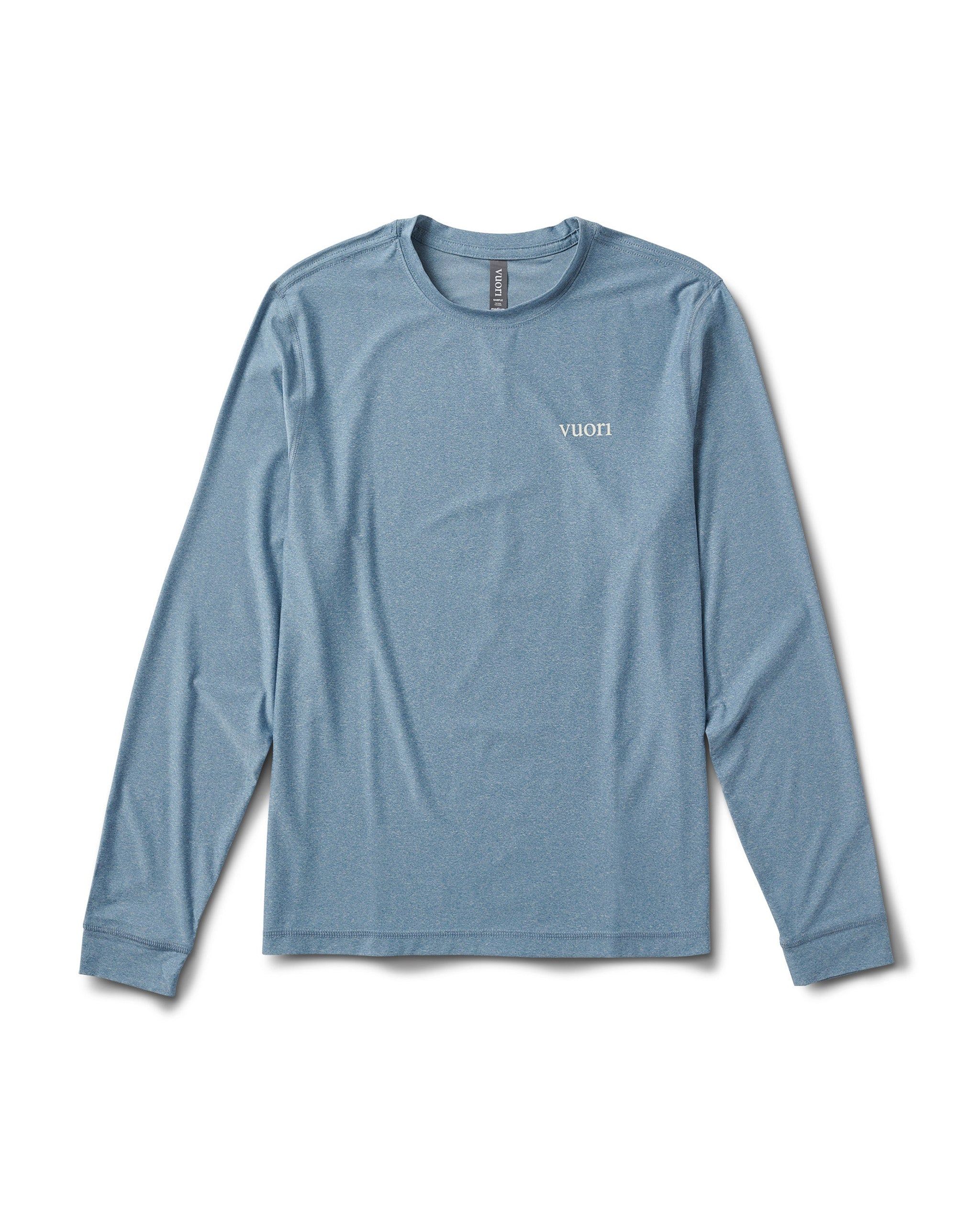 Long-Sleeve Uluwatu 2.0 Water Tee | Cloud Heather sold by Vuori