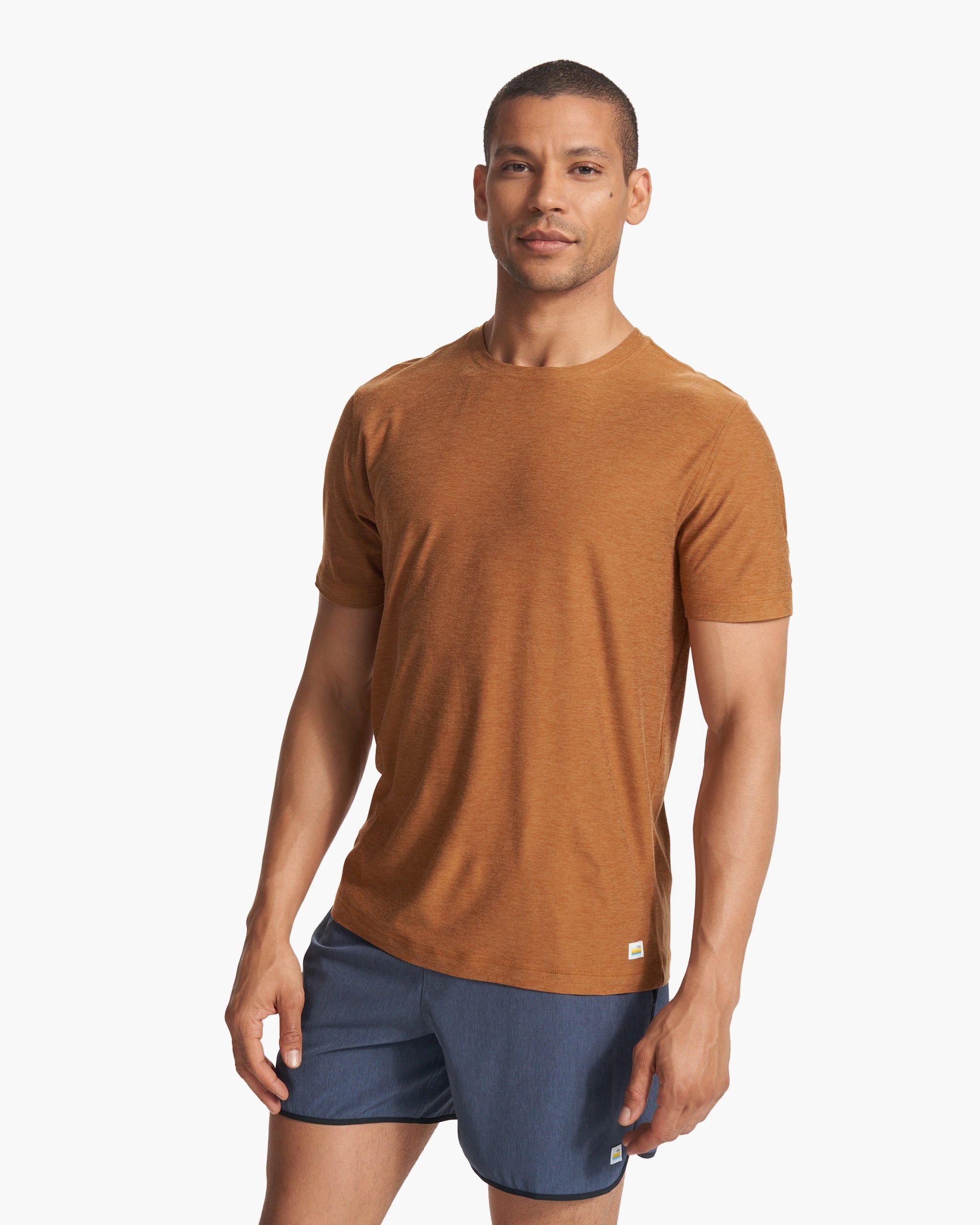 Strato Tech Tee | Autumn Heather sold by Vuori product image thumbnail 4