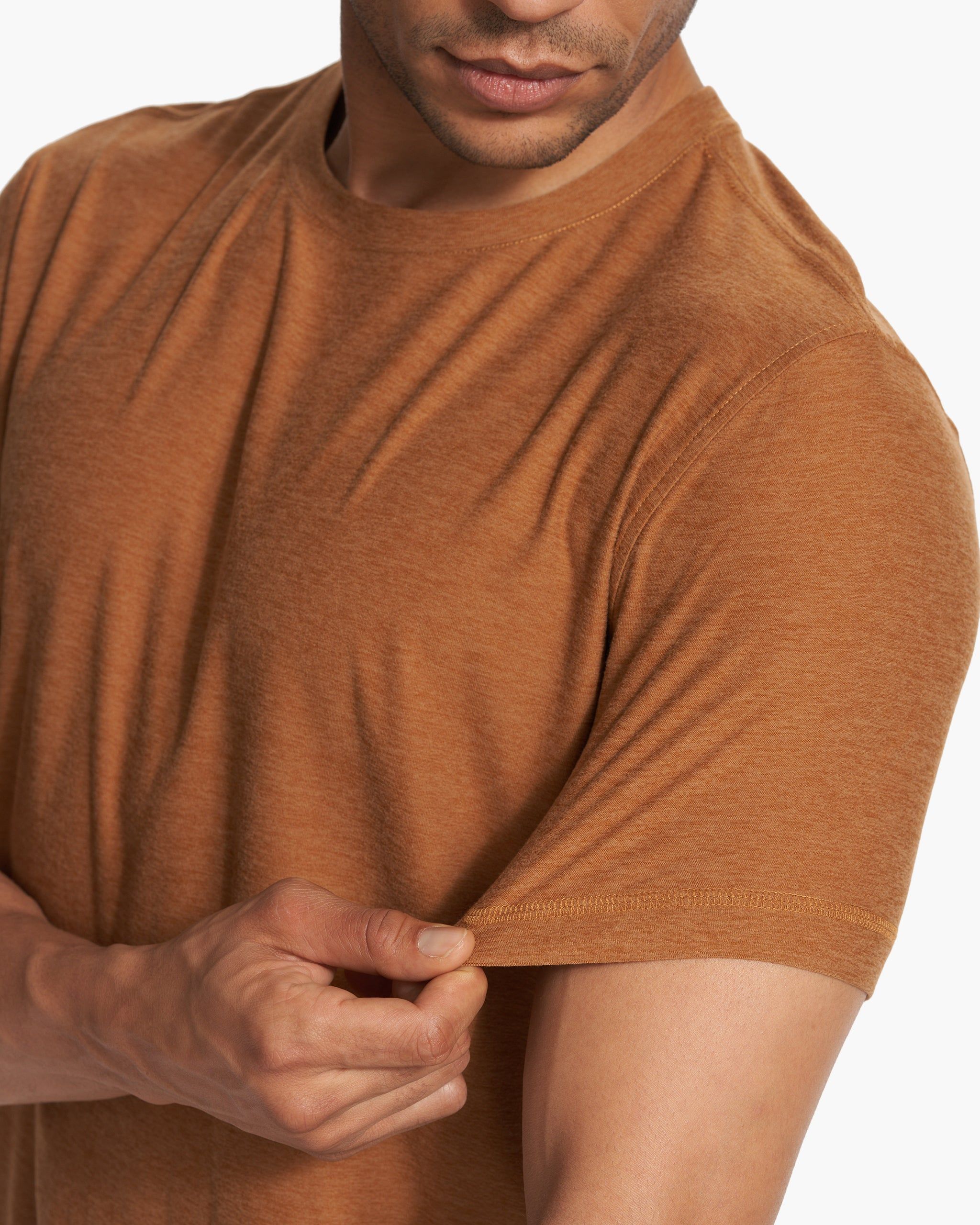 Strato Tech Tee | Autumn Heather sold by Vuori product image thumbnail 3