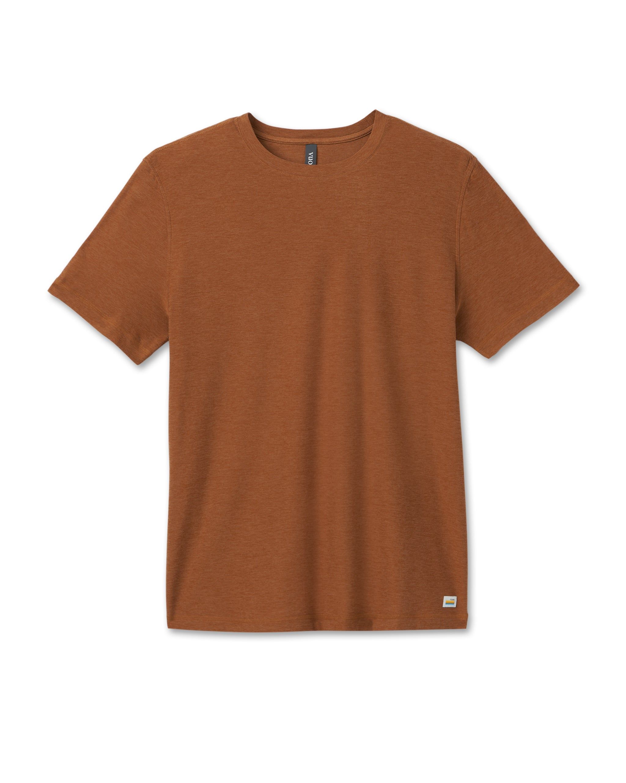 Strato Tech Tee | Autumn Heather sold by Vuori