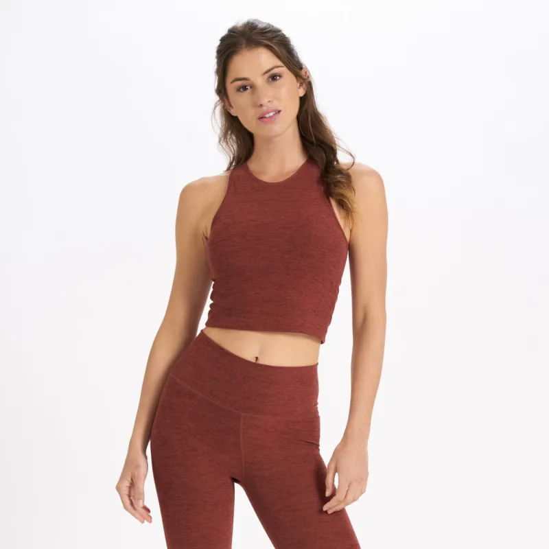 Elevation Plyo Tank | Brick Heather sold by Vuori