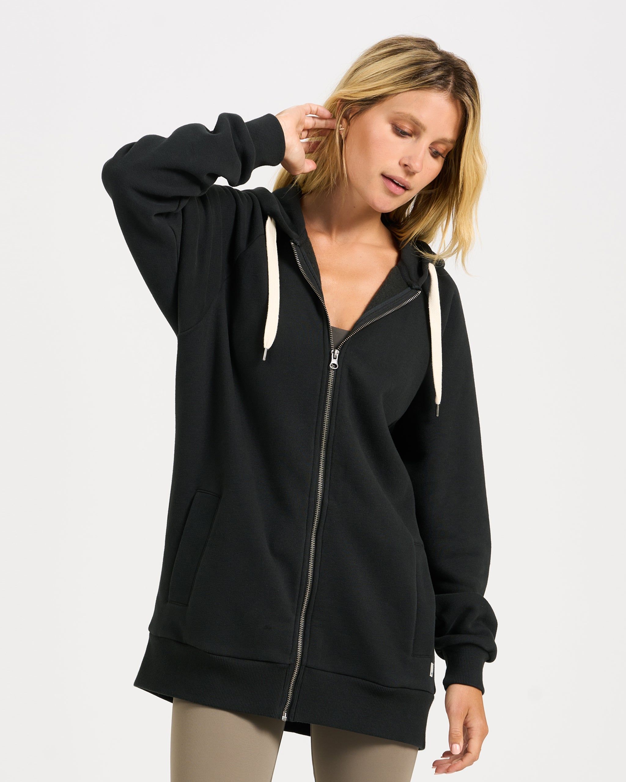 Restore Hoodie | Washed Black sold by Vuori