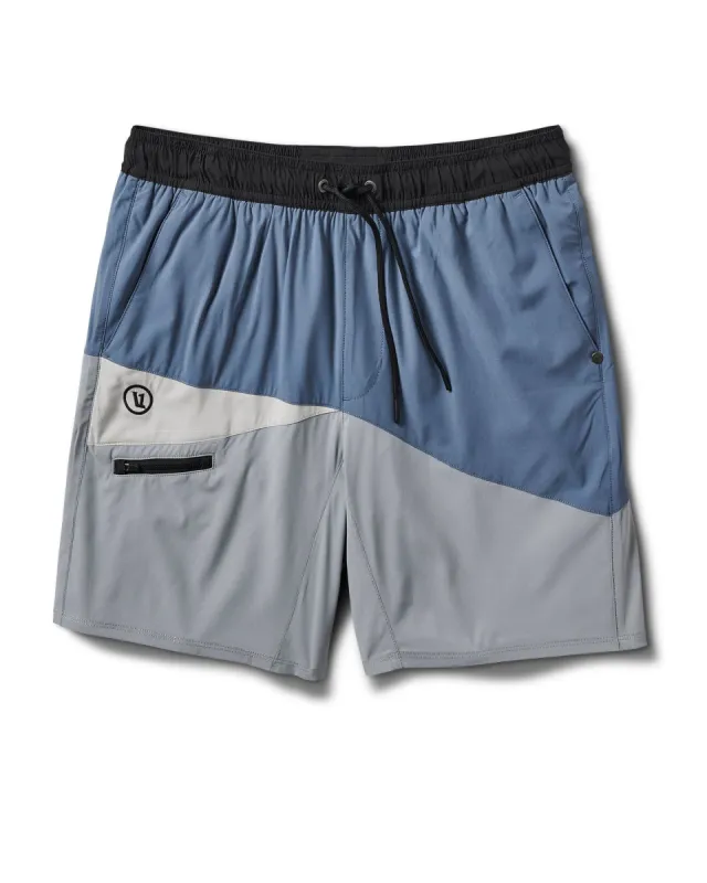 Colorblock Kore Short | Light Azure/Steel/Vapor sold by Vuori