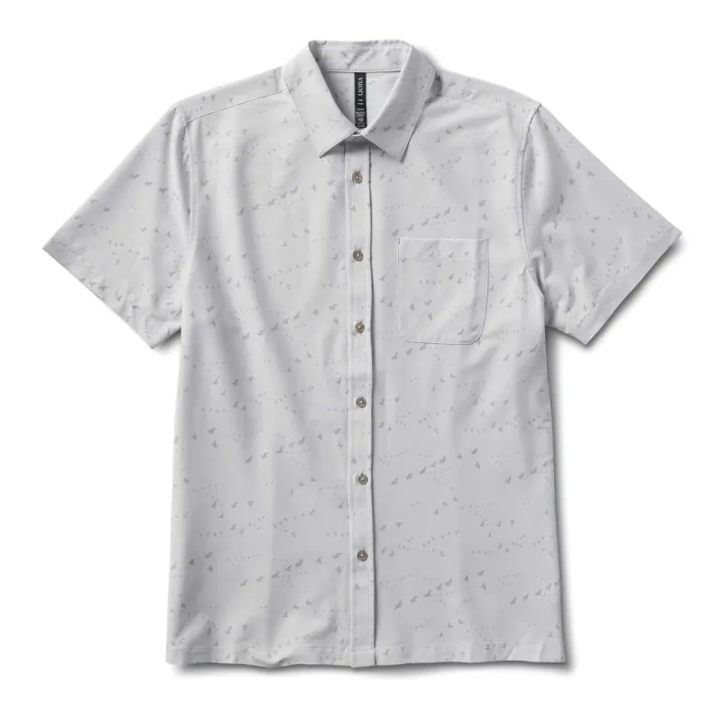 Short-Sleeve Bridge Button Down | Salt Flock sold by Vuori