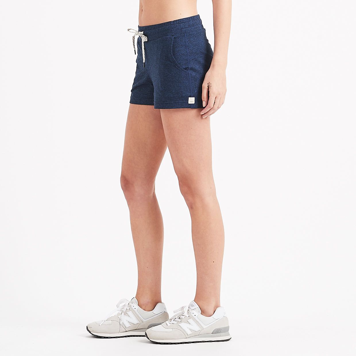 Halo Performance Short | Navy Heather sold by Vuori product image thumbnail 2