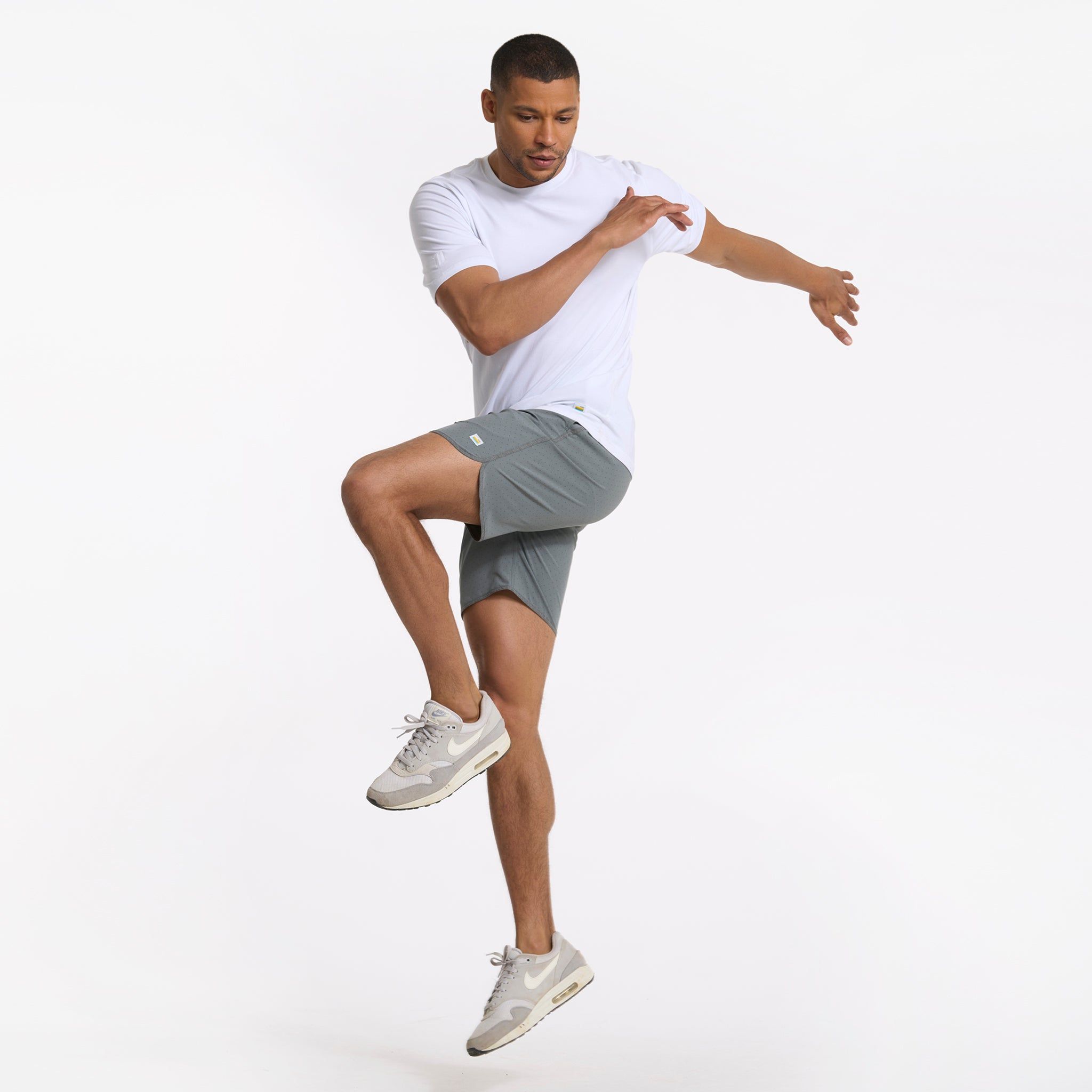 Banks Short | Dusty Pine Micro Dot sold by Vuori product image thumbnail 6