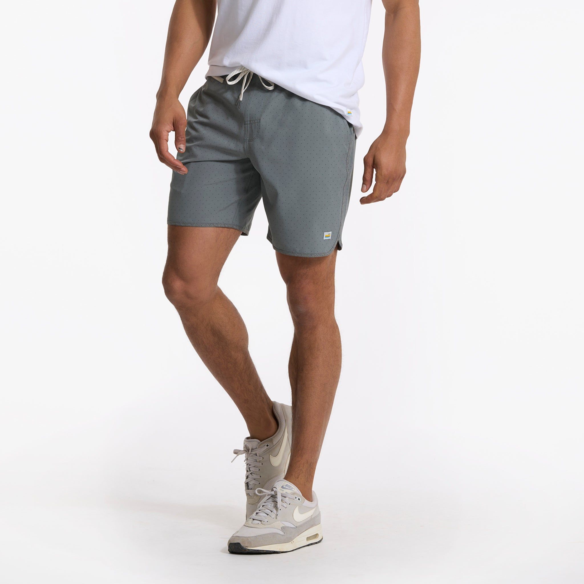 Banks Short | Dusty Pine Micro Dot sold by Vuori product image thumbnail 3