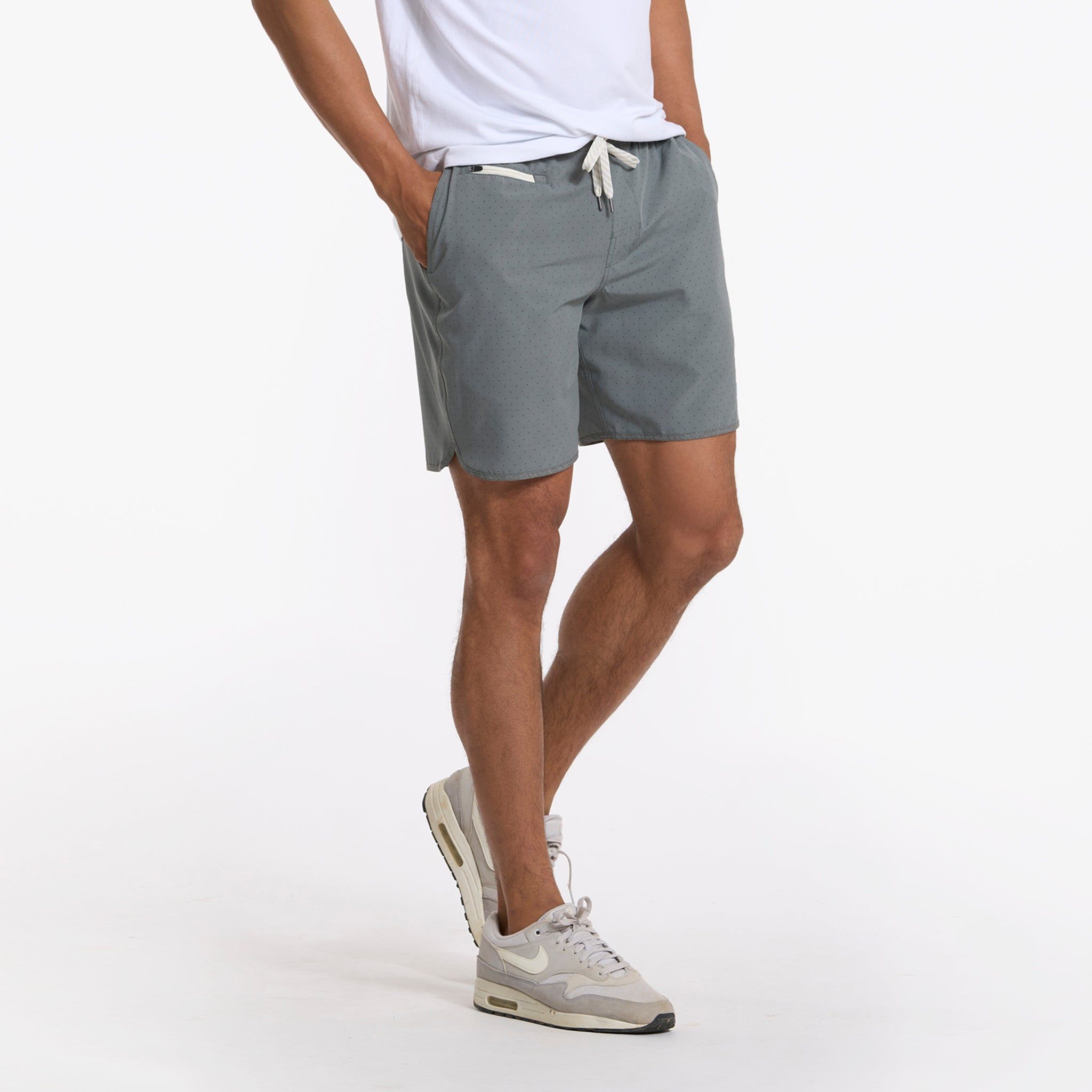 Banks Short | Dusty Pine Micro Dot sold by Vuori product image thumbnail 2