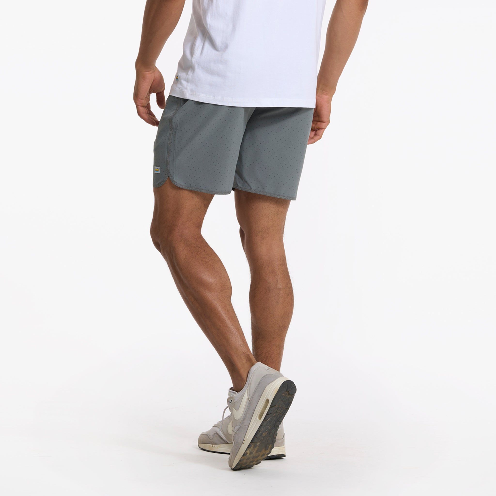 Banks Short | Dusty Pine Micro Dot sold by Vuori product image thumbnail 4