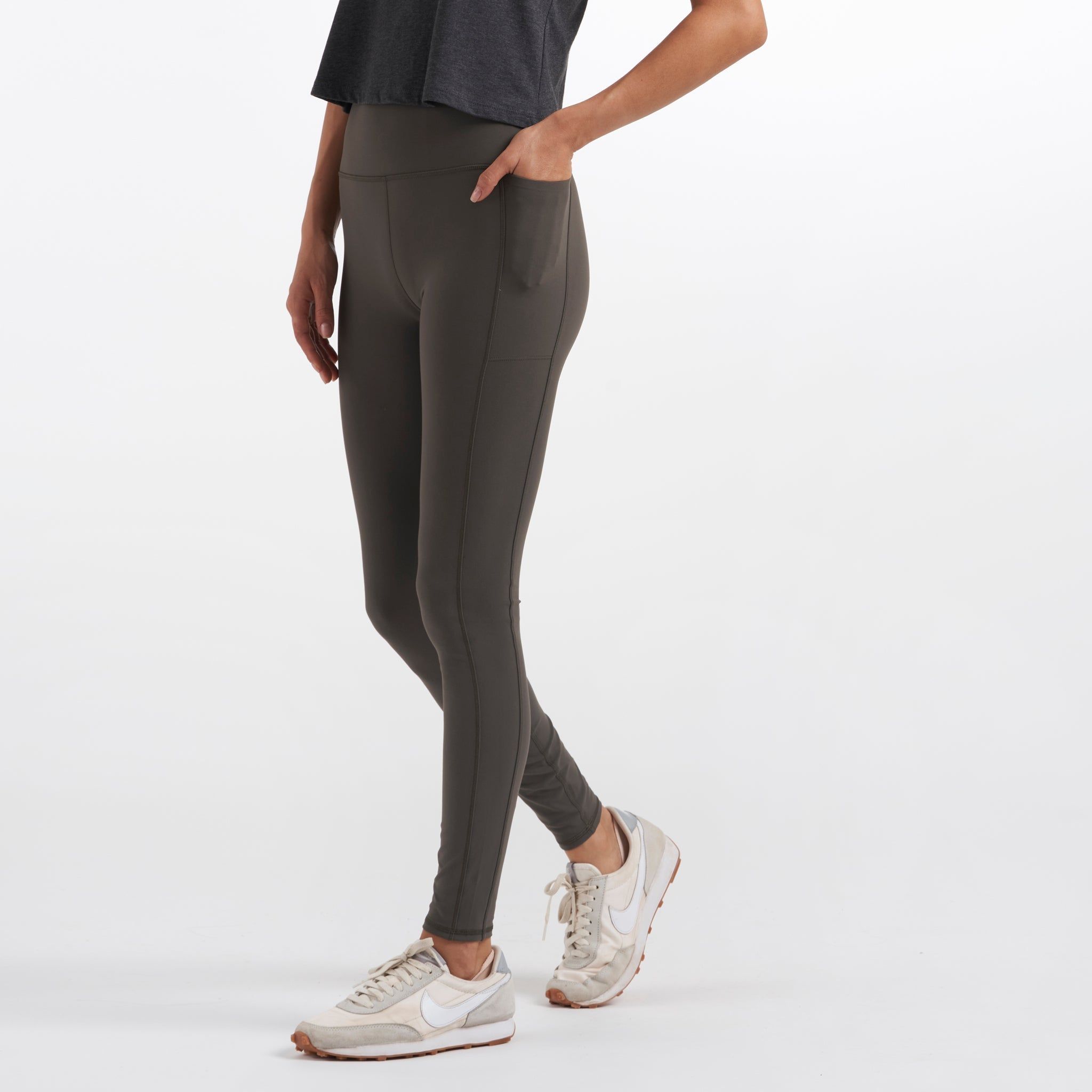 Studio Pocket Legging-Long | Oregano sold by Vuori product image thumbnail 2