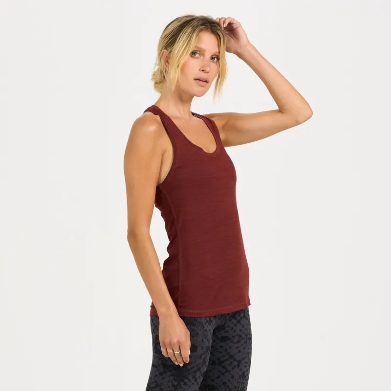 Lux Performance Tank | Brick Heather sold by Vuori
