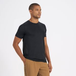 Tradewind Performance Tee | Black sold by Vuori