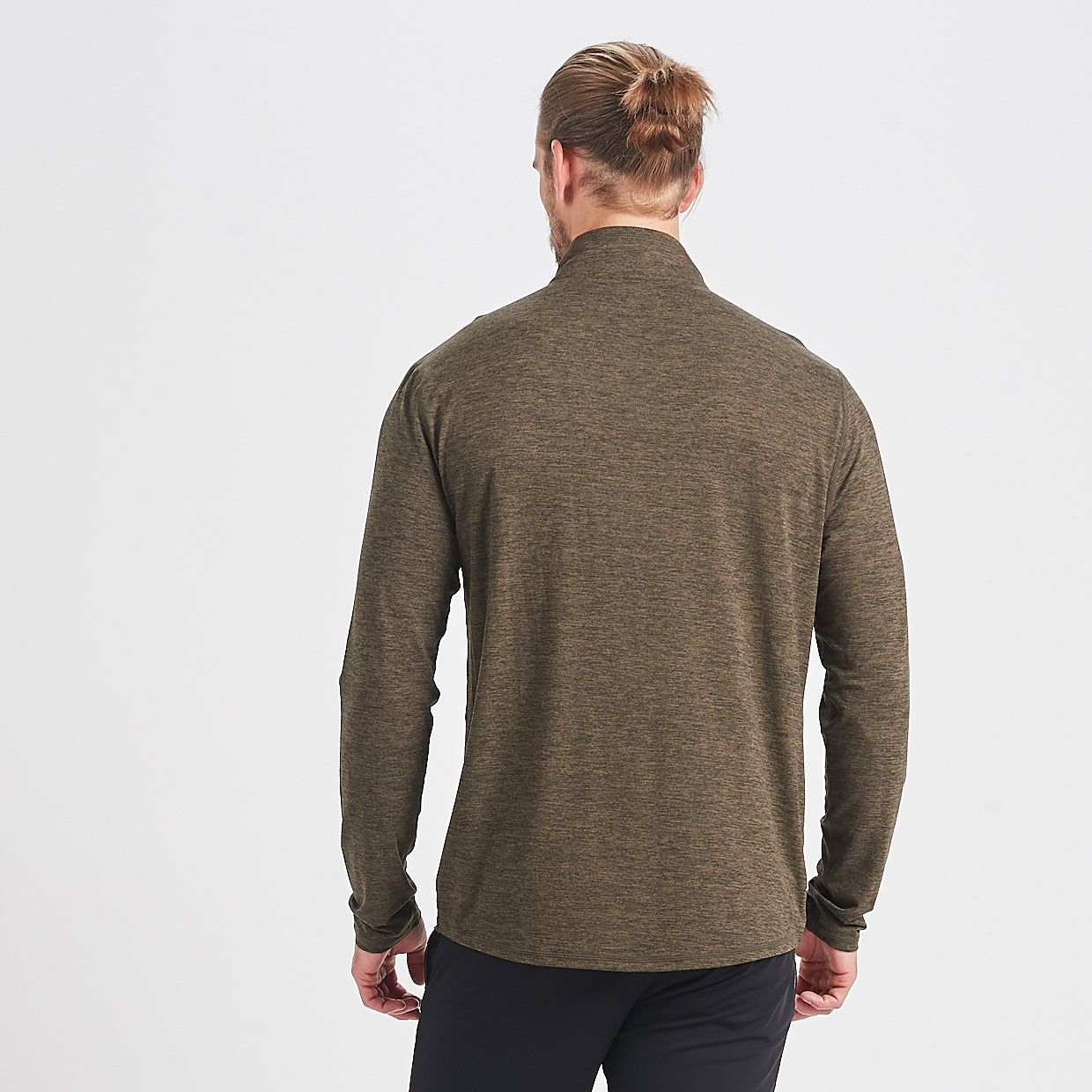 Ease Performance Half Zip | Evergreen Heather sold by Vuori product image thumbnail 4