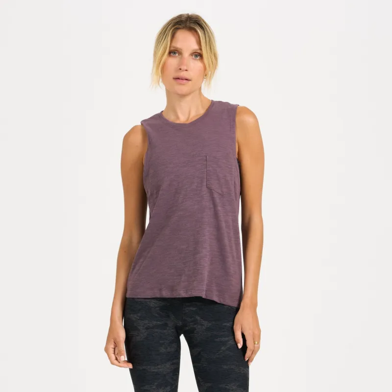 Sunset Tank | Smoked Plum sold by Vuori