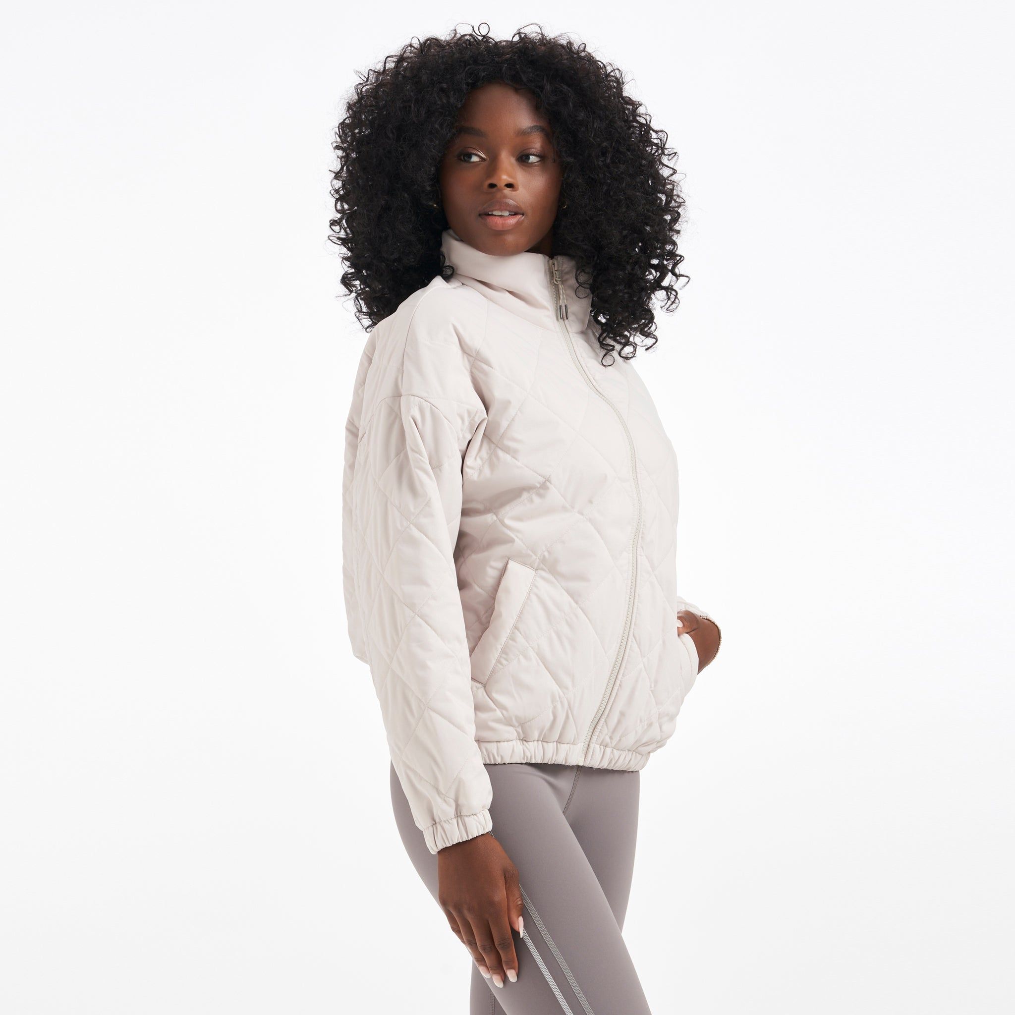 Echo Insulated Bomber | Oyster sold by Vuori product image thumbnail 2