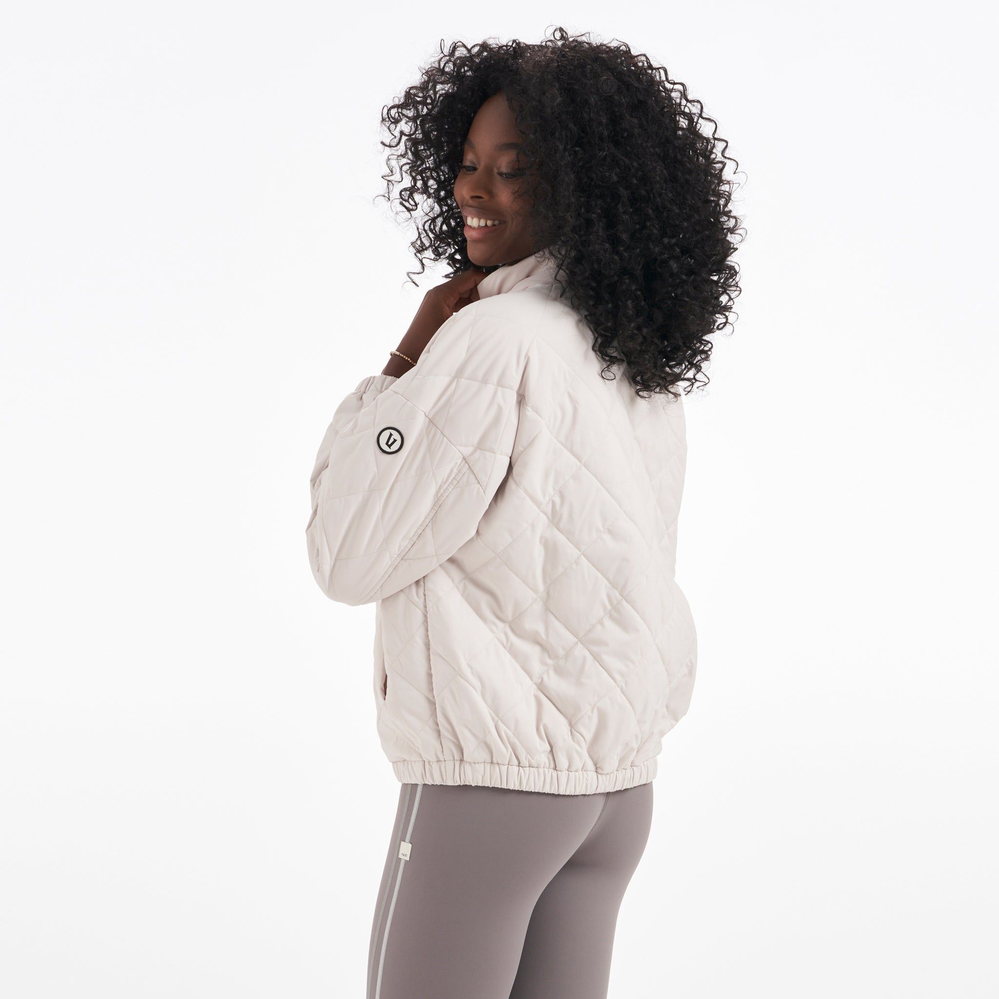 Echo Insulated Bomber | Oyster sold by Vuori product image thumbnail 3