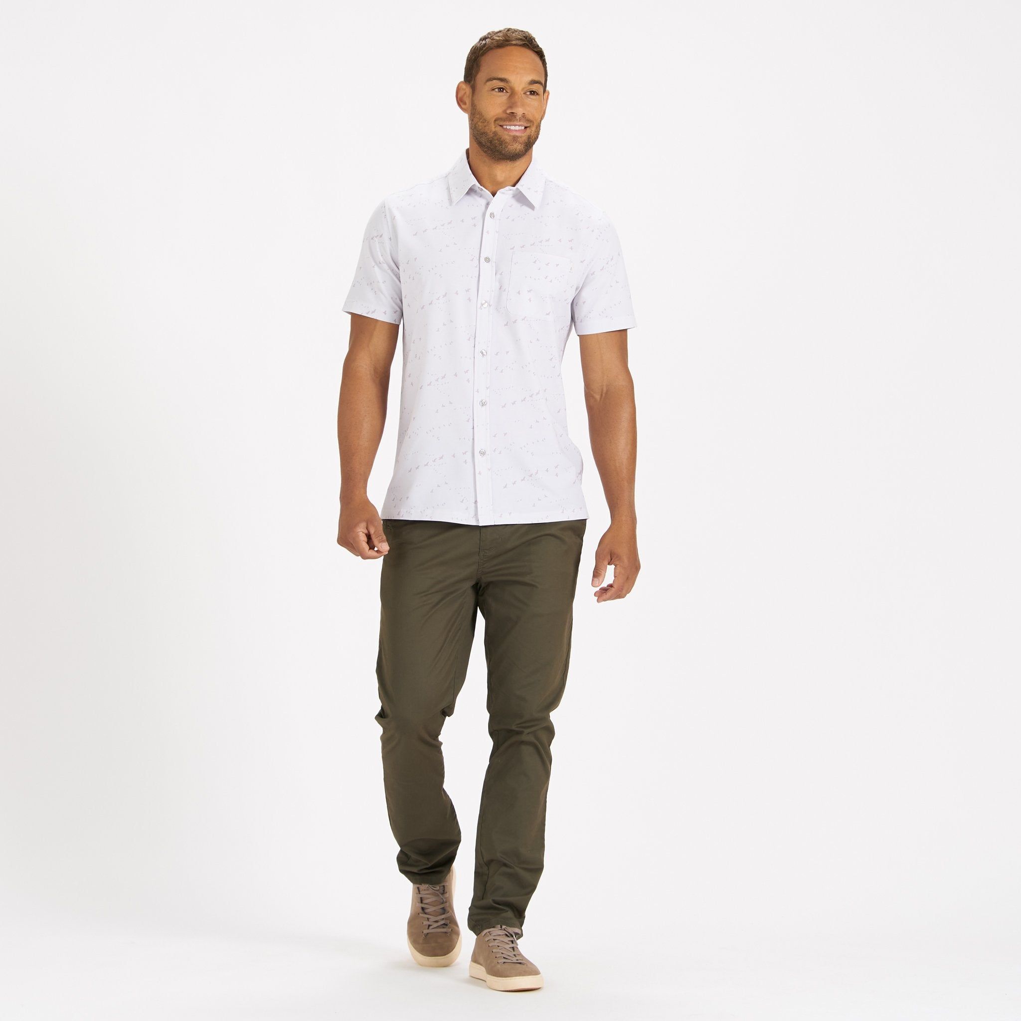 Short-Sleeve Bridge Button Down | Salt Flock sold by Vuori product image thumbnail 3