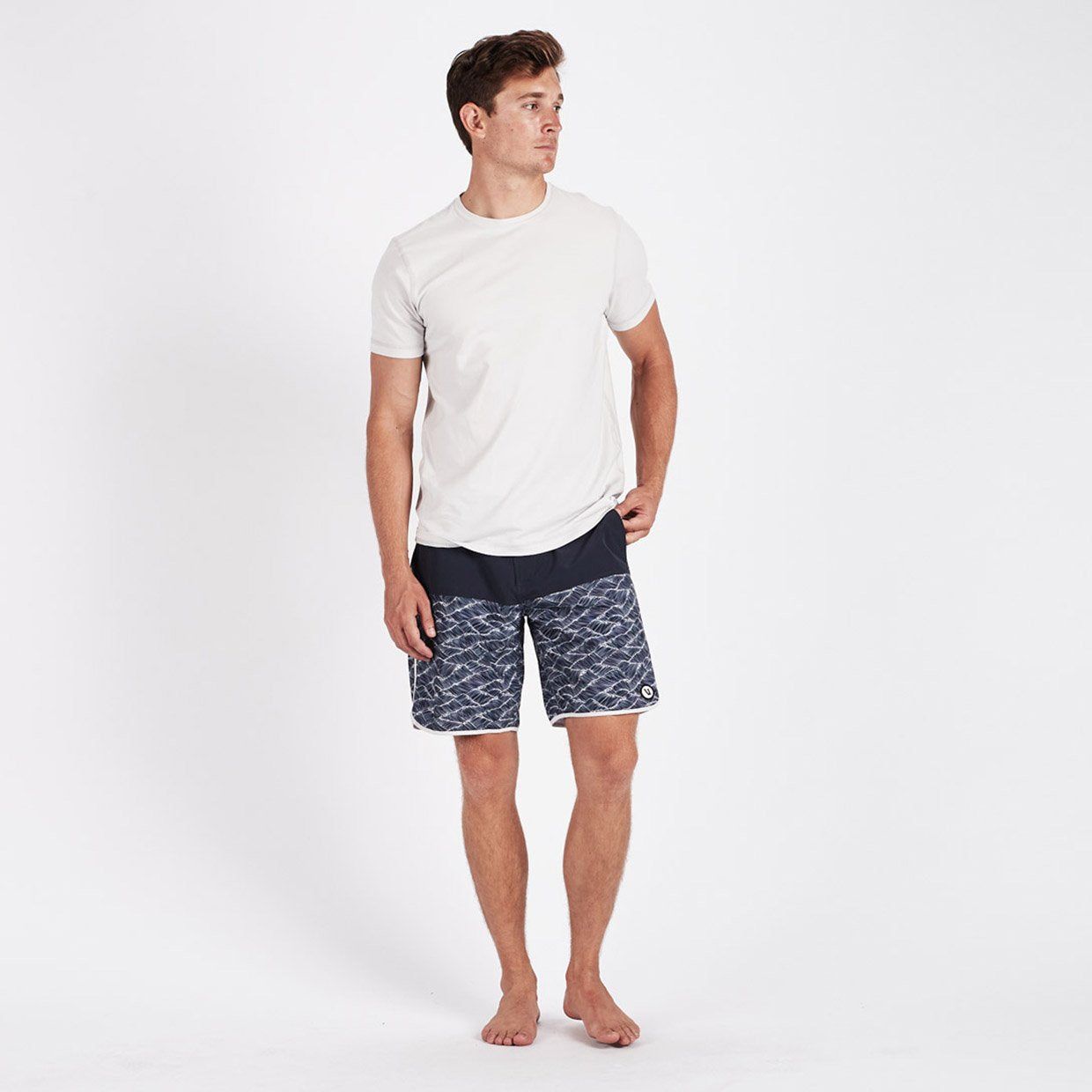Cruise Boardshort | Navy Wave Block sold by Vuori product image thumbnail 5
