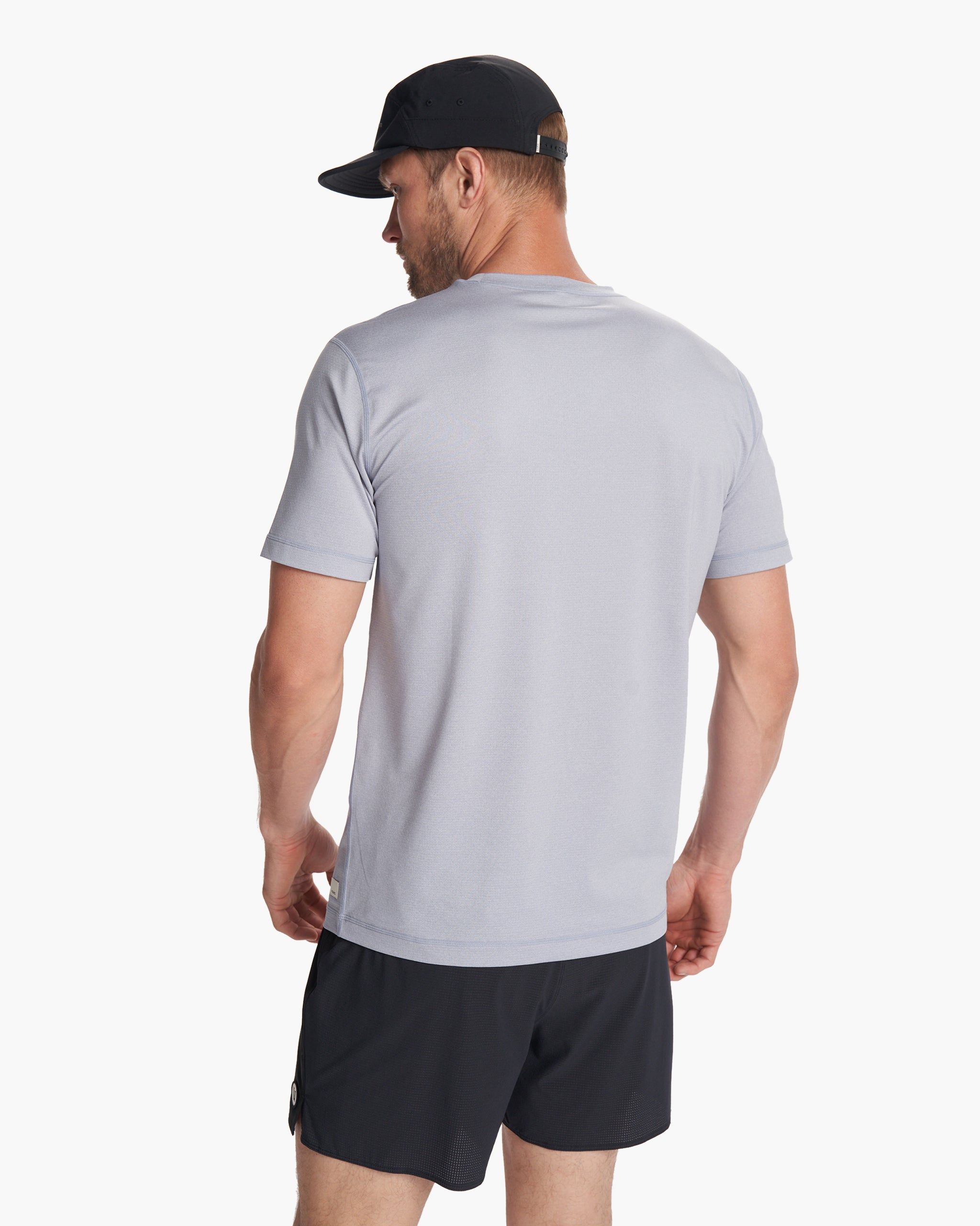 Tradewind Performance Tee | Marble Heather sold by Vuori product image thumbnail 3
