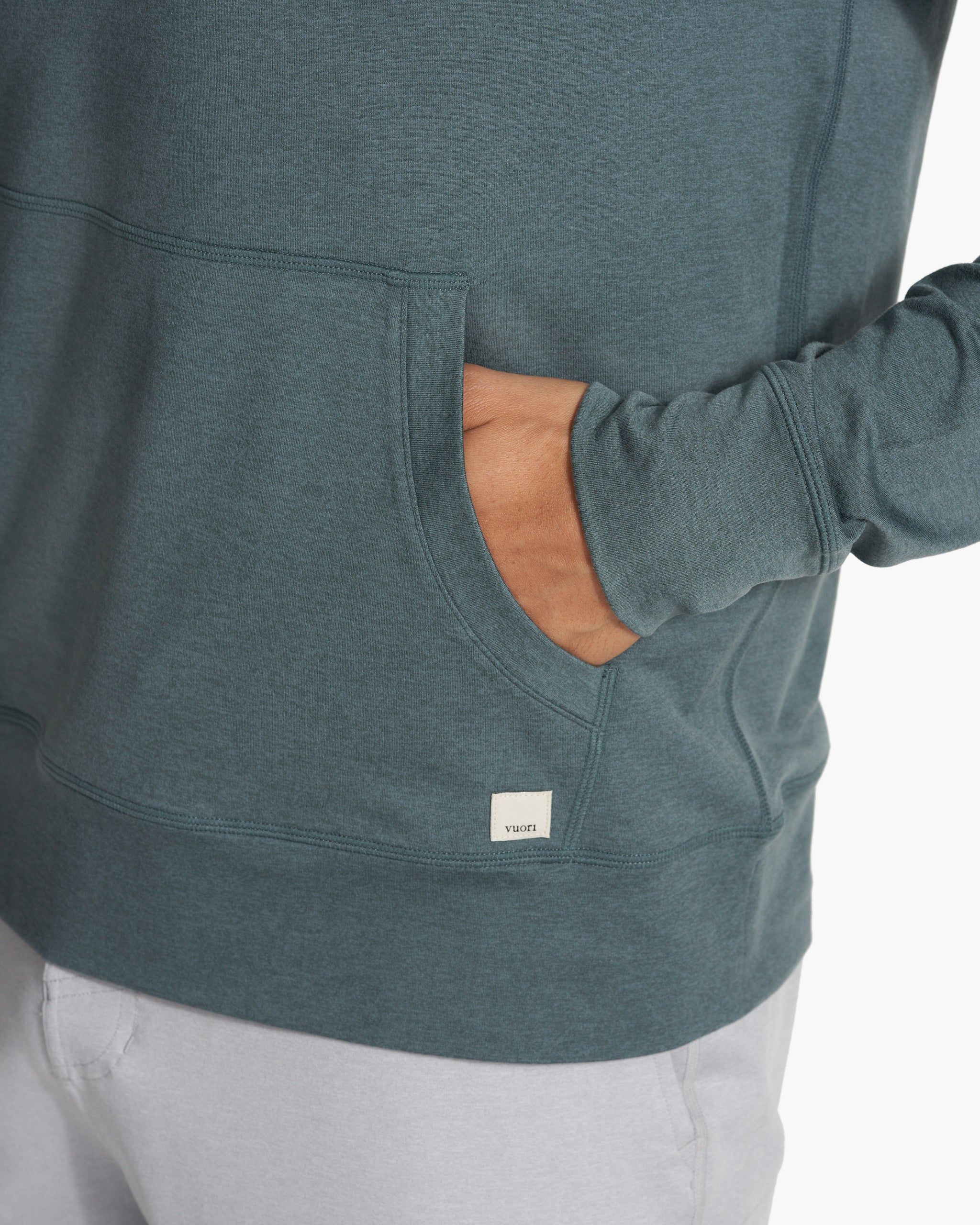 Ponto Performance Half Zip Hoodie | Lake Heather sold by Vuori product image thumbnail 6