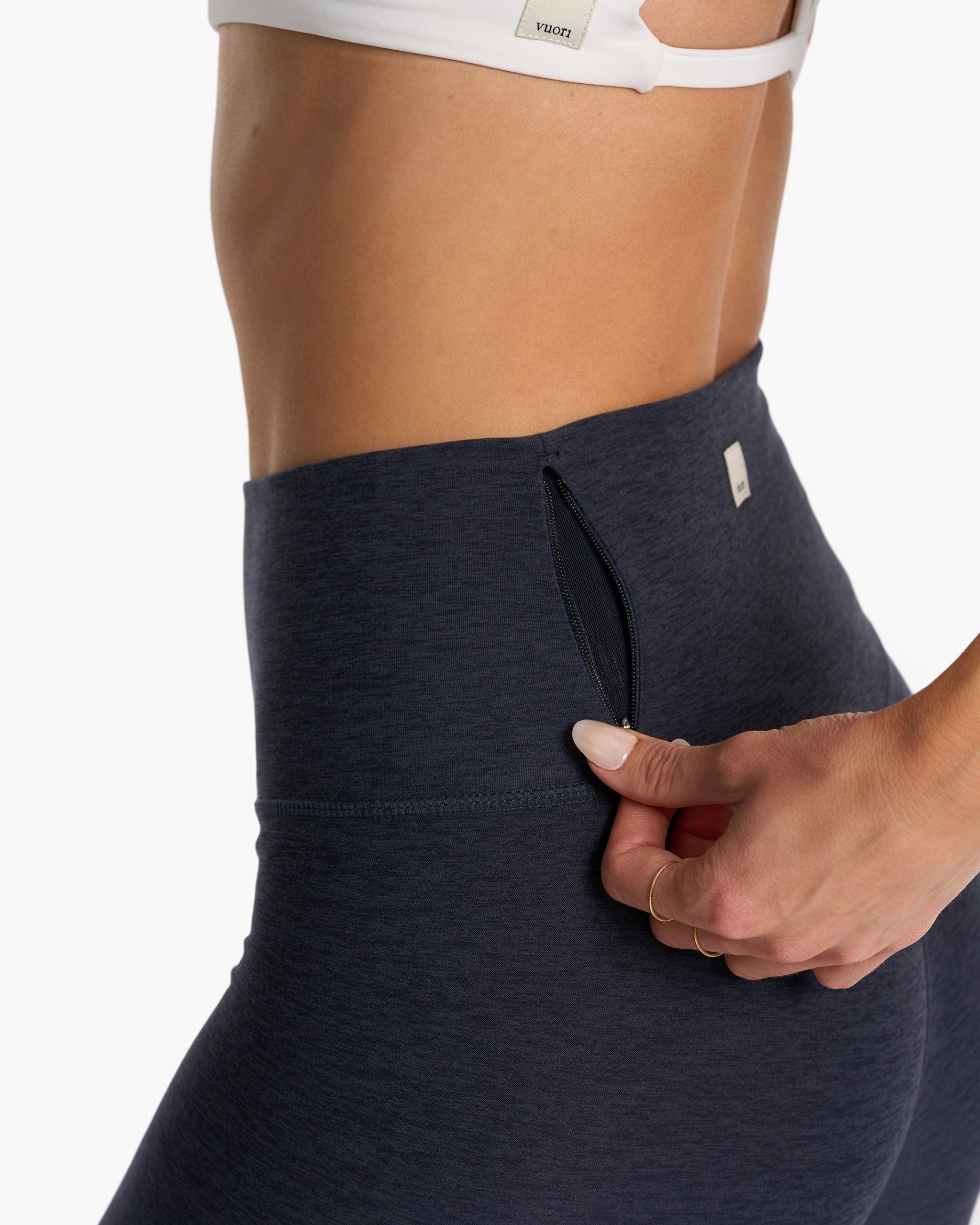 Clean Elevation Legging-Long | Midnight Heather sold by Vuori product image thumbnail 3