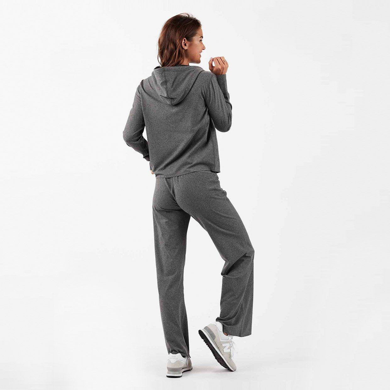 Sequoia Crop Hoodie | Heather Grey sold by Vuori product image thumbnail 3