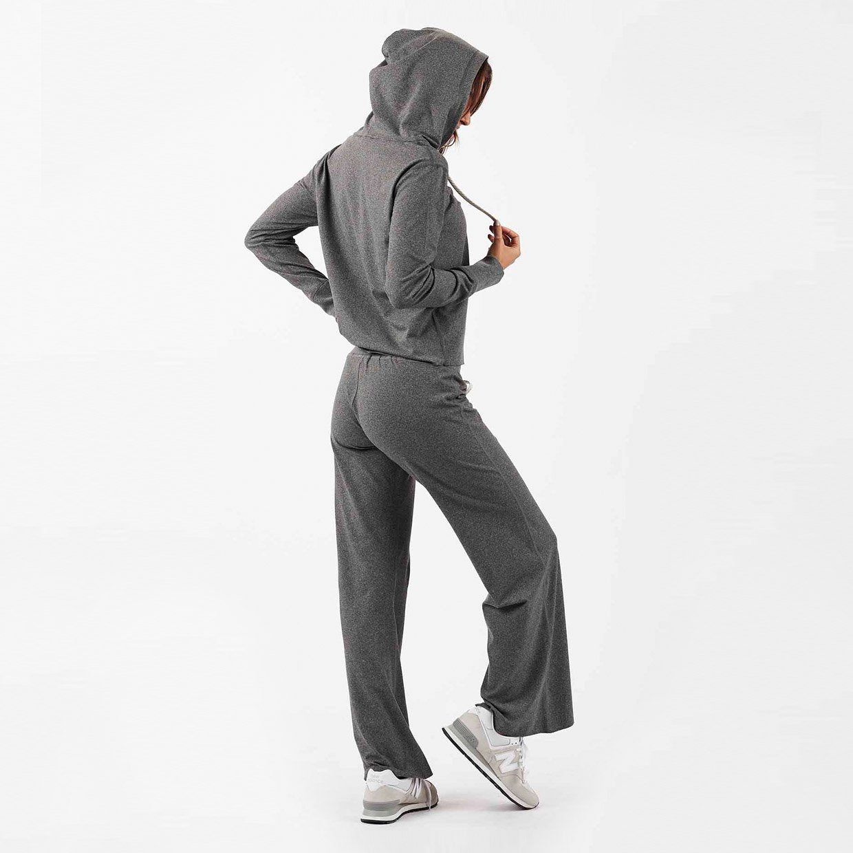 Sequoia Crop Hoodie | Heather Grey sold by Vuori product image thumbnail 5