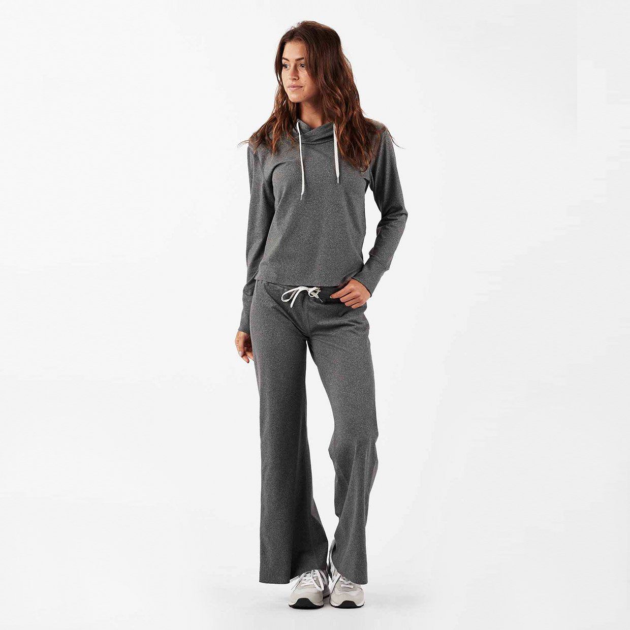 Sequoia Crop Hoodie | Heather Grey sold by Vuori product image thumbnail 2
