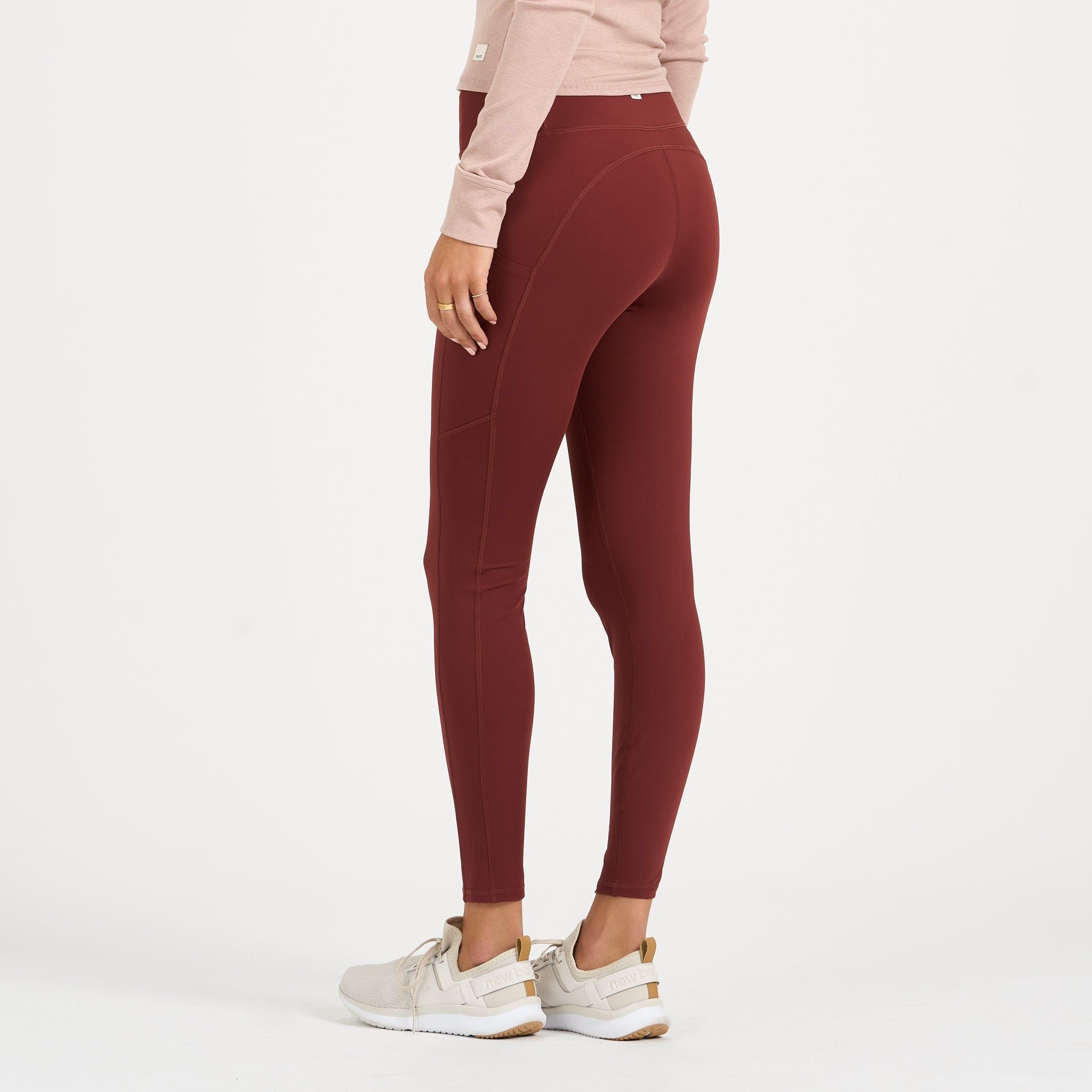 Stride Legging | Brick sold by Vuori product image thumbnail 4