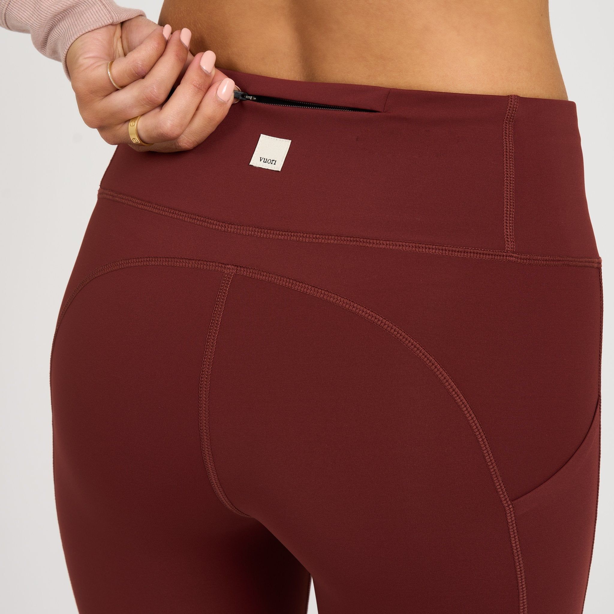 Stride Legging | Brick sold by Vuori product image thumbnail 2