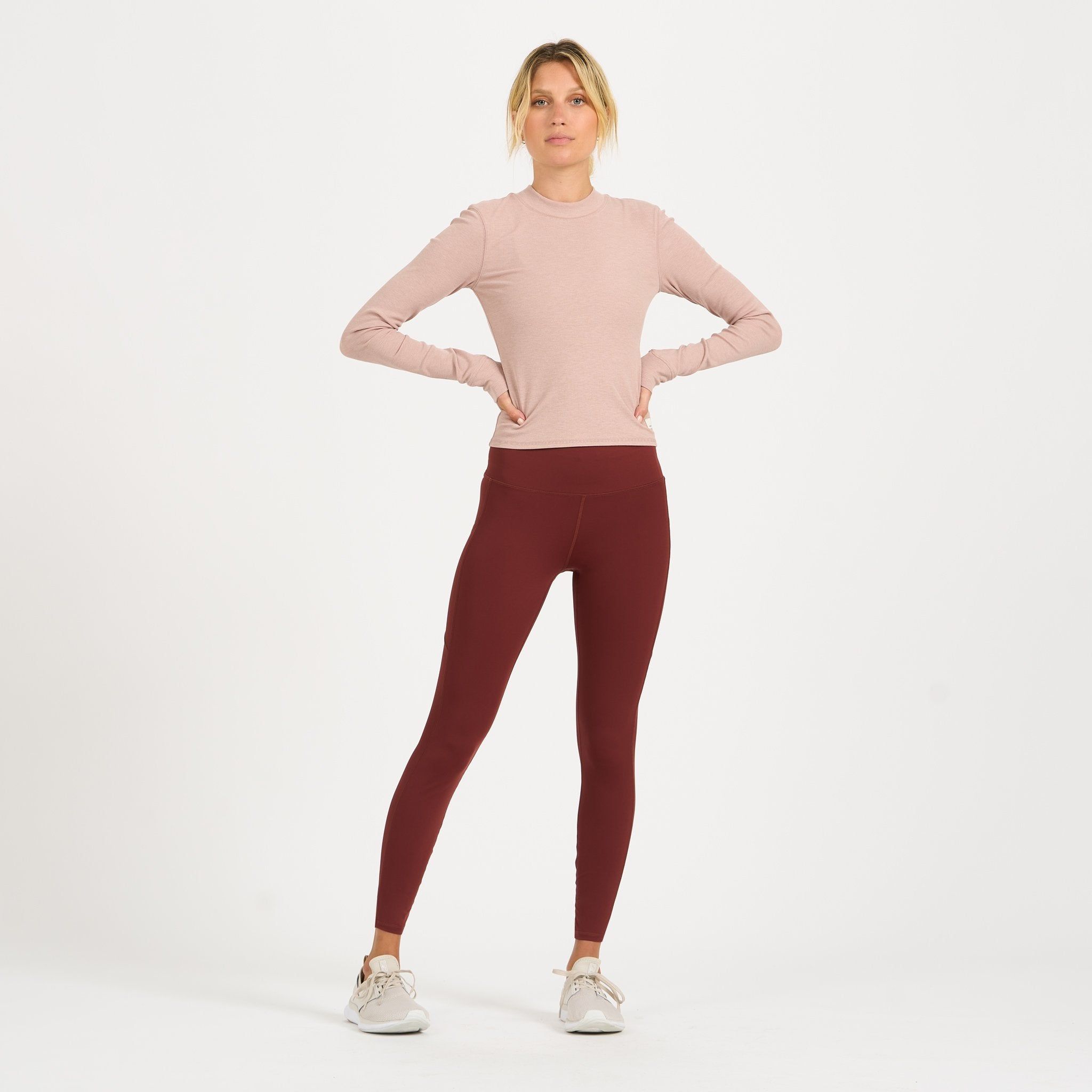 Stride Legging | Brick sold by Vuori product image thumbnail 5
