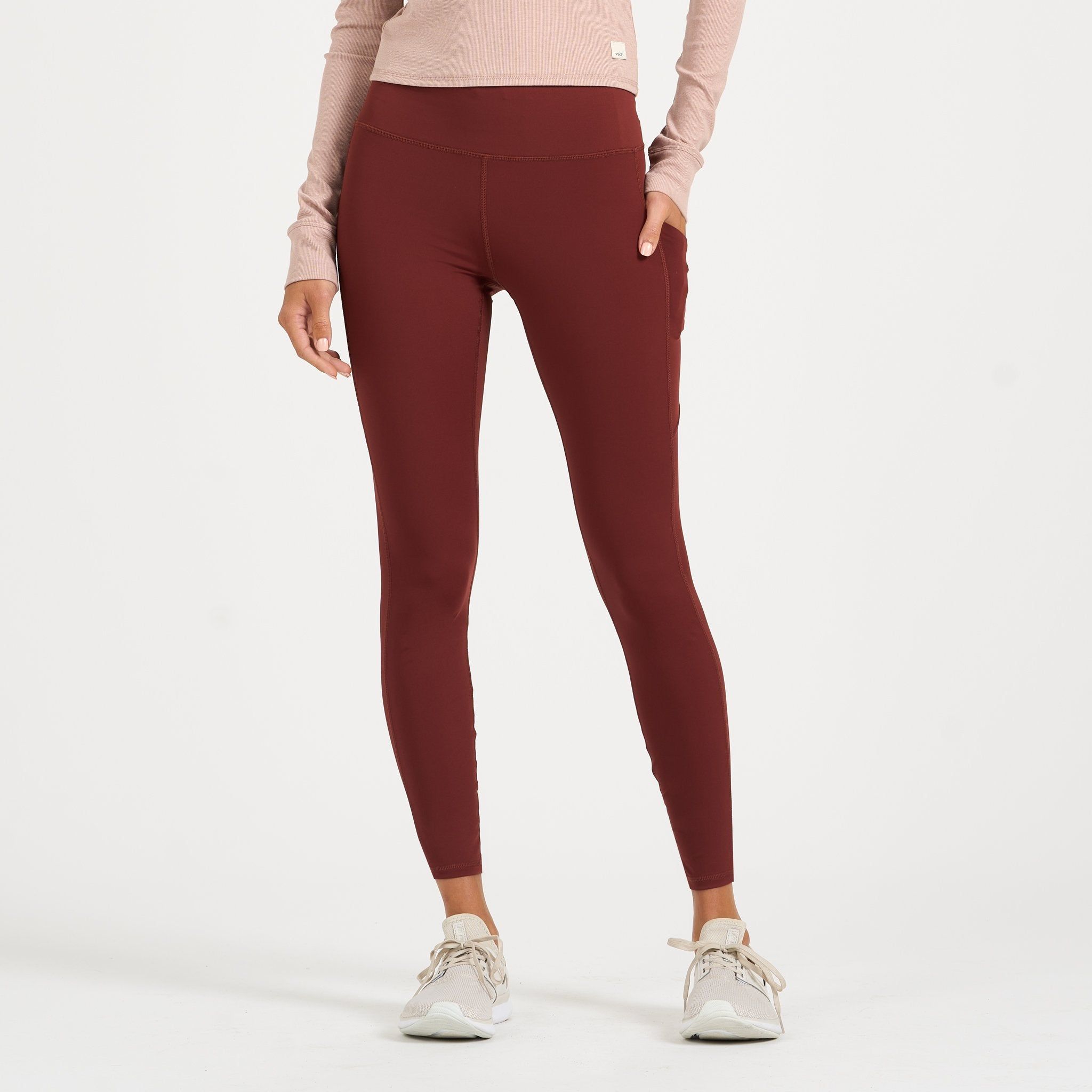 Stride Legging | Brick sold by Vuori